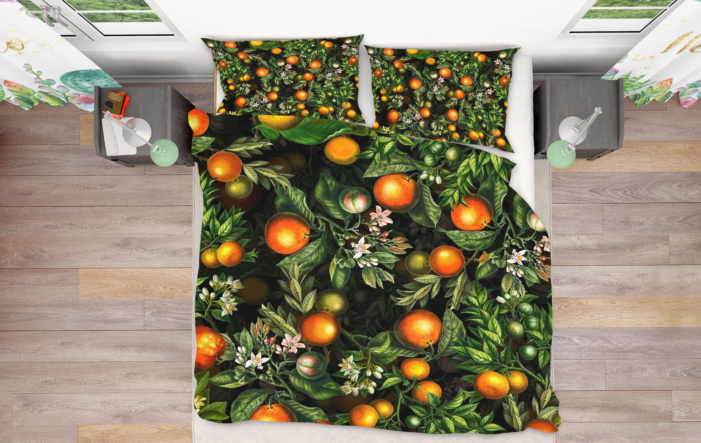 3D Ripe Oranges 108 Uta Naumann Bedding Bed Pillowcases Quilt Quiet Covers AJ Creativity Home