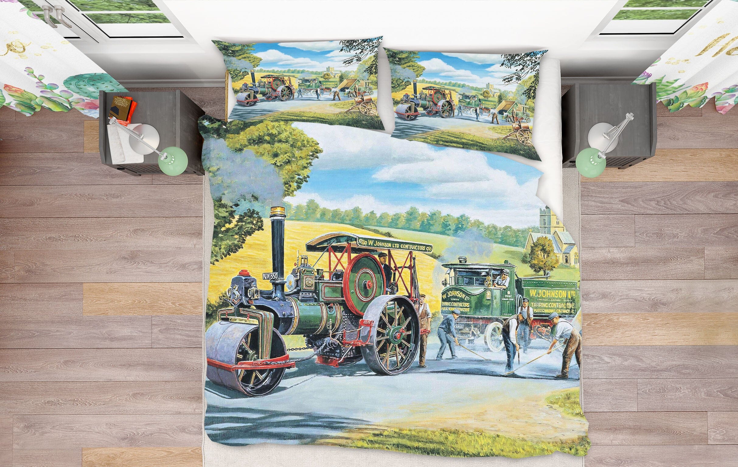 3D The Road Menders 2066 Trevor Mitchell bedding Bed Pillowcases Quilt Quiet Covers AJ Creativity Home