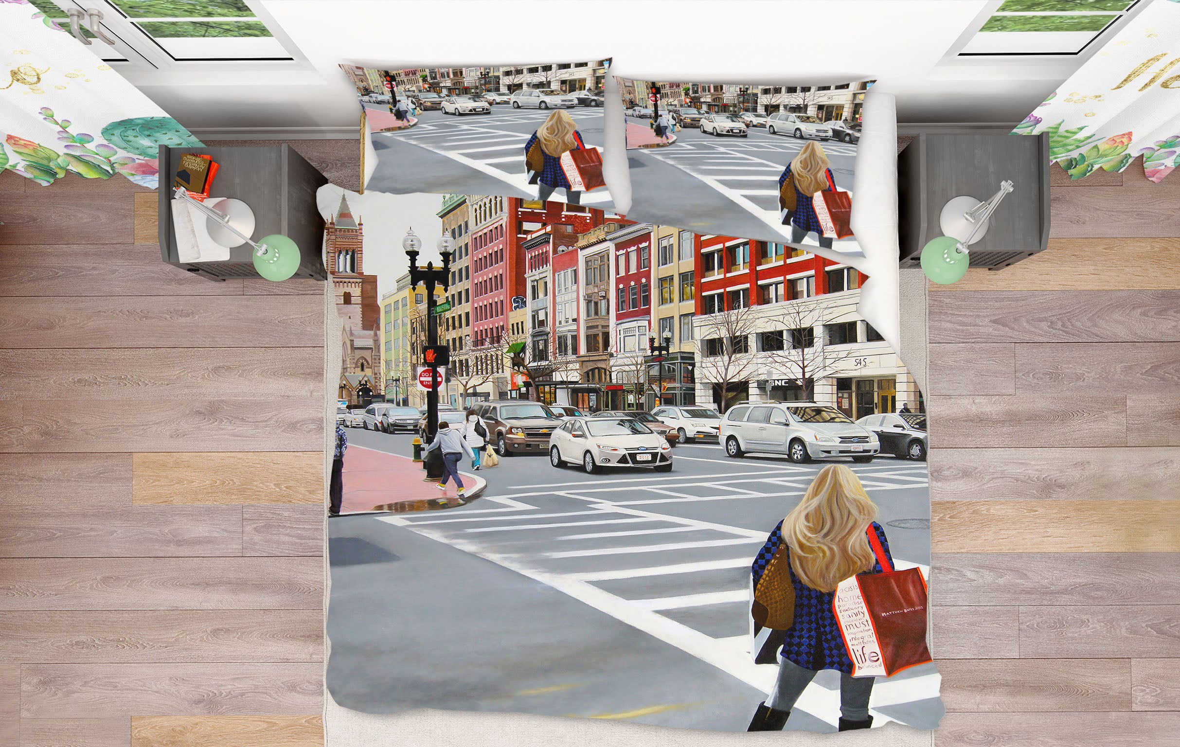 3D Street Road 11041 Matthew Holden Bates Bedding Bed Pillowcases Quilt