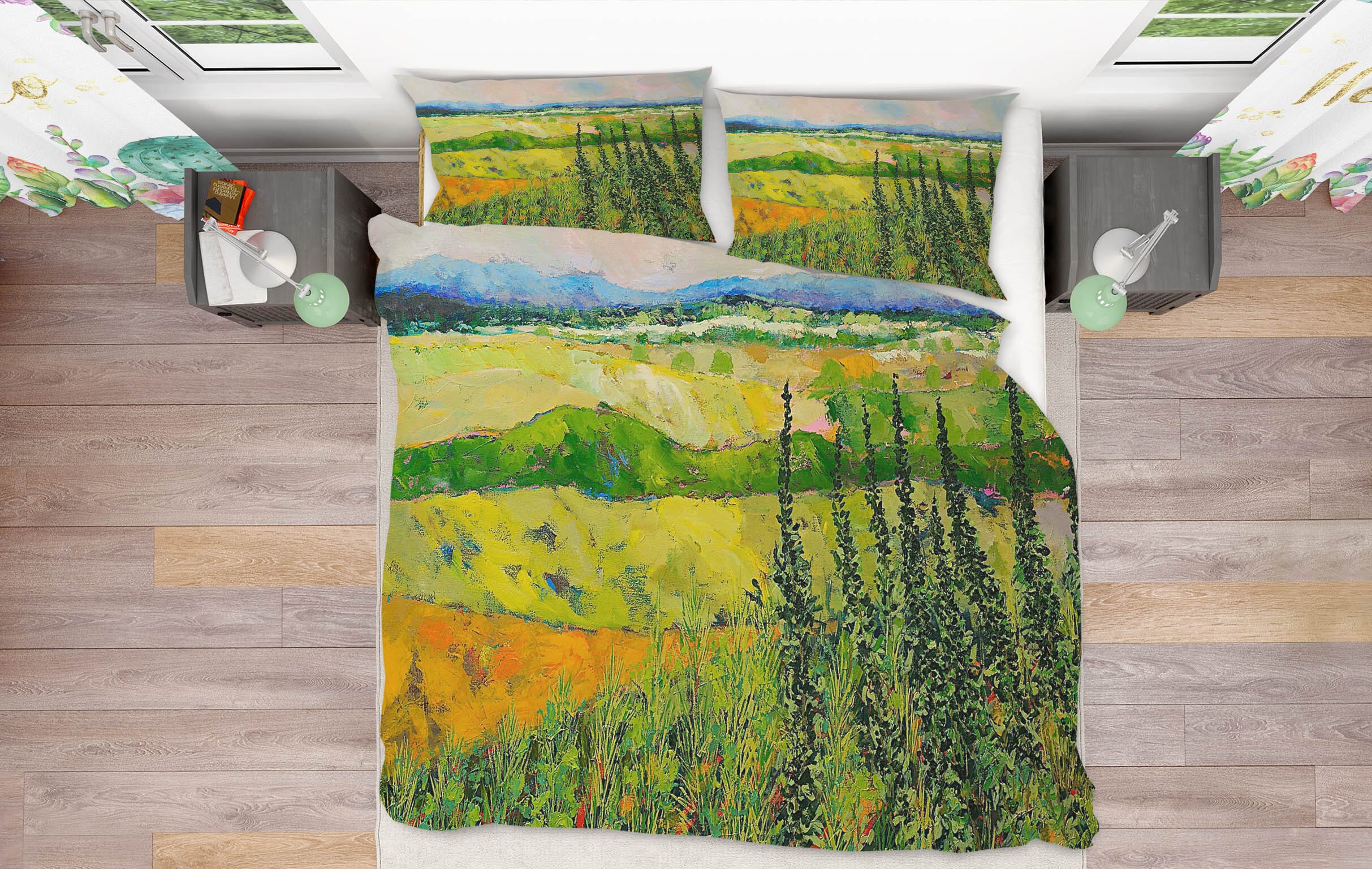 3D Valley Land 1033 Allan P. Friedlander Bedding Bed Pillowcases Quilt Quiet Covers AJ Creativity Home