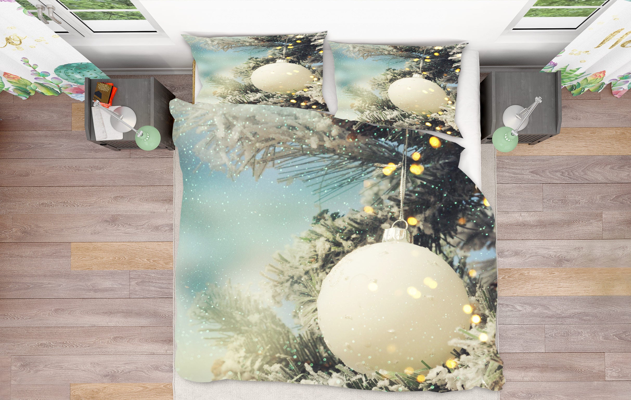 3D Snowman Gift 50032 Christmas Quilt Duvet Cover Xmas Bed Pillowcases