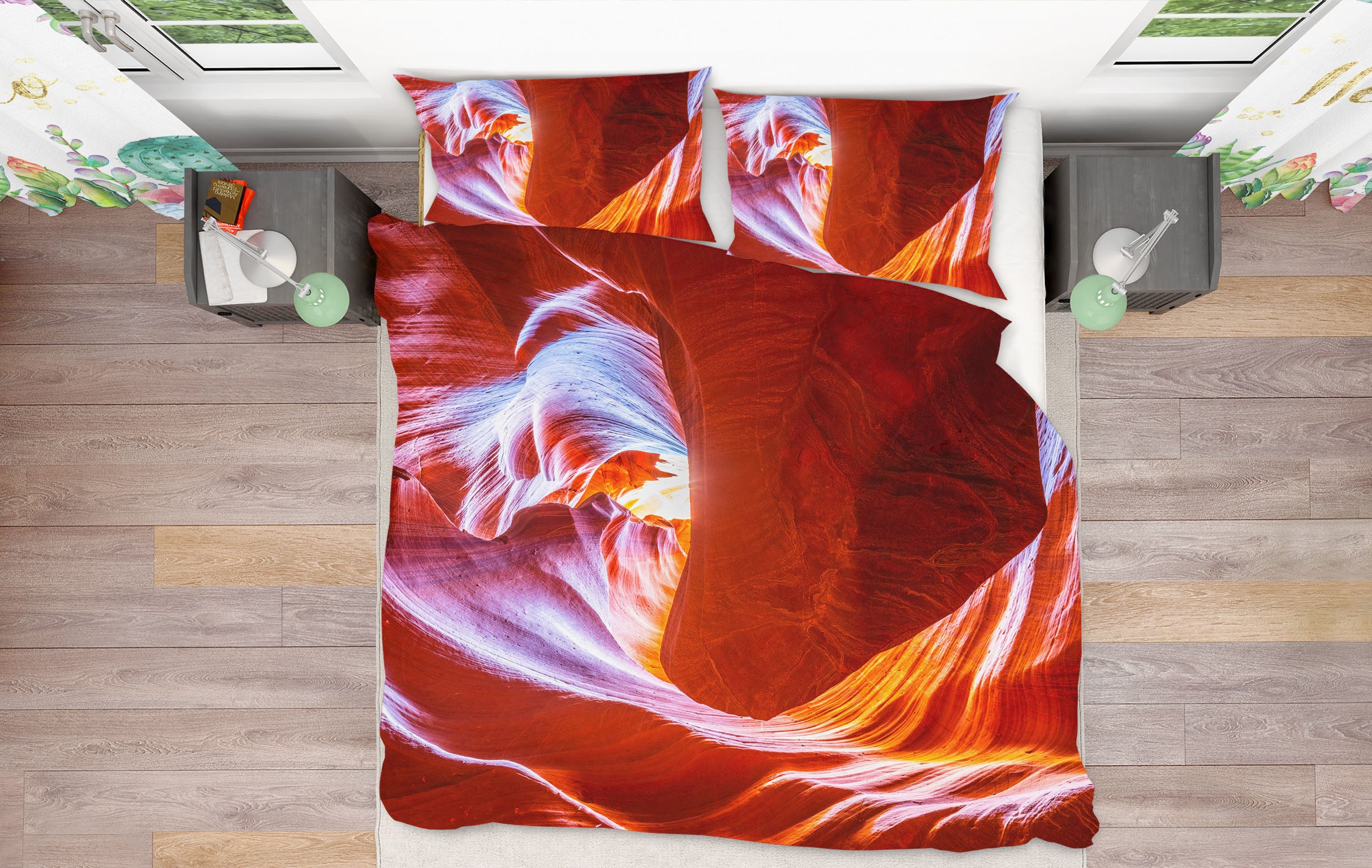 3D Antelope Wave 004 Marco Carmassi Bedding Bed Pillowcases Quilt