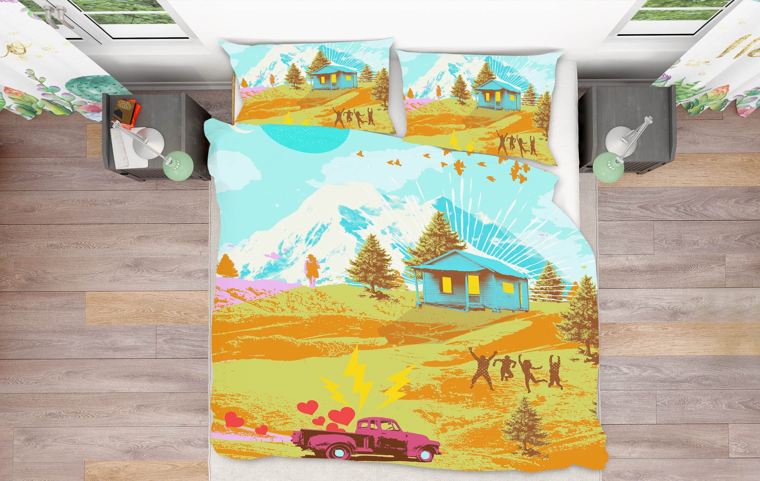3D Outskirts 2018 Showdeer Bedding Bed Pillowcases Quilt Quiet Covers AJ Creativity Home