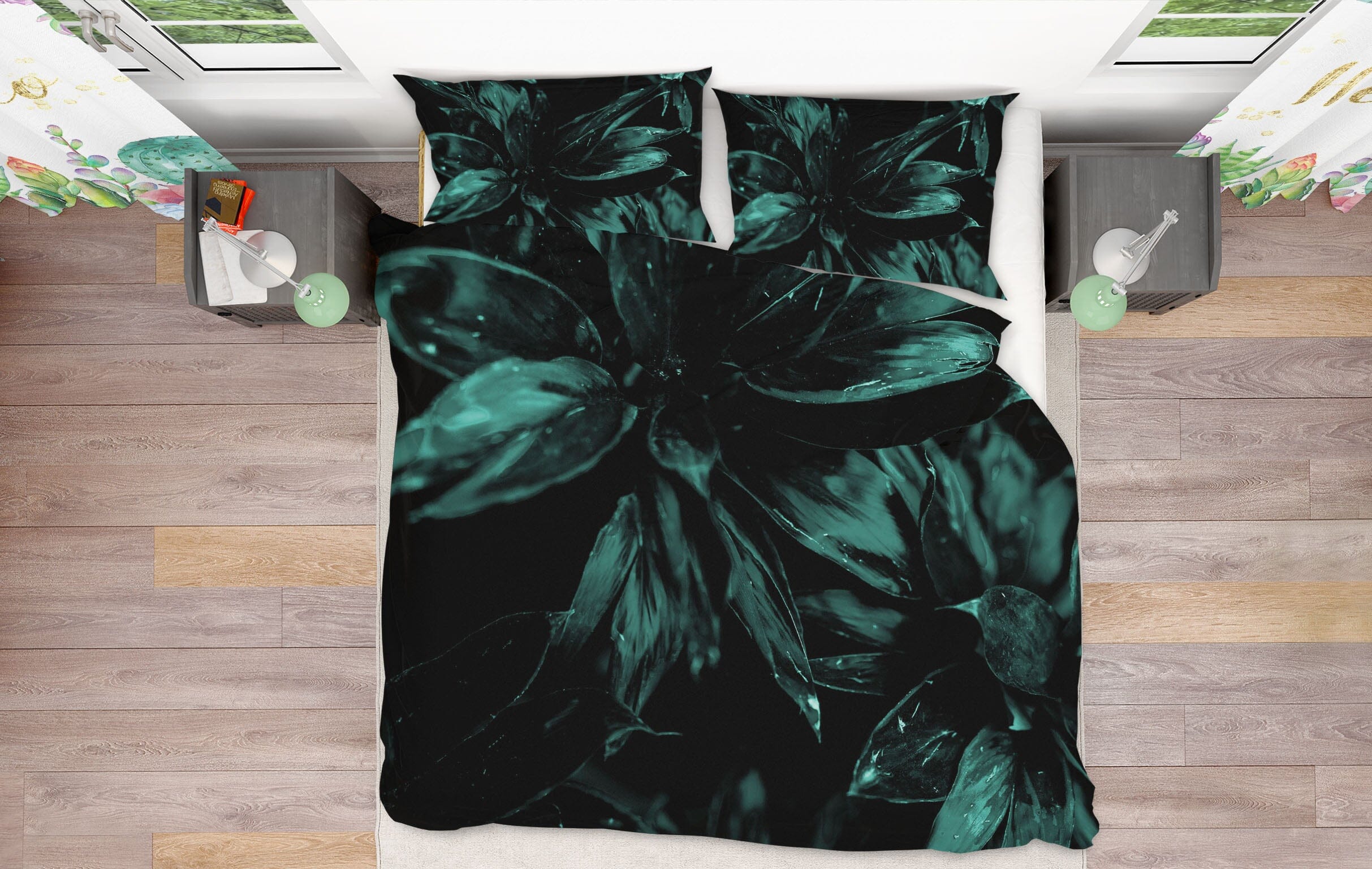 3D Growing Leaves 242 Boris Draschoff Bedding Bed Pillowcases Quilt Quiet Covers AJ Creativity Home
