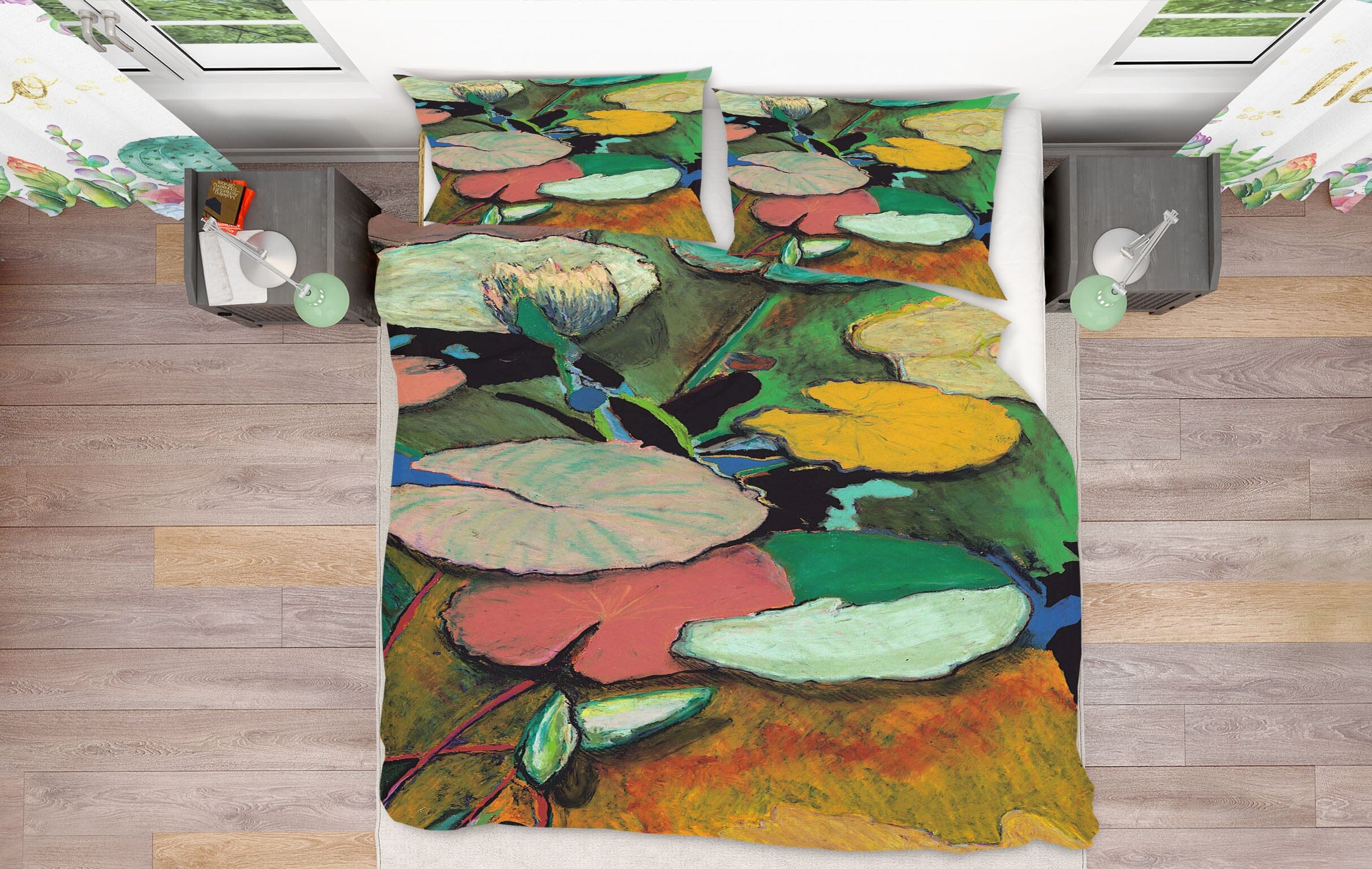 3D Windchime Spring 1178 Allan P. Friedlander Bedding Bed Pillowcases Quilt Quiet Covers AJ Creativity Home
