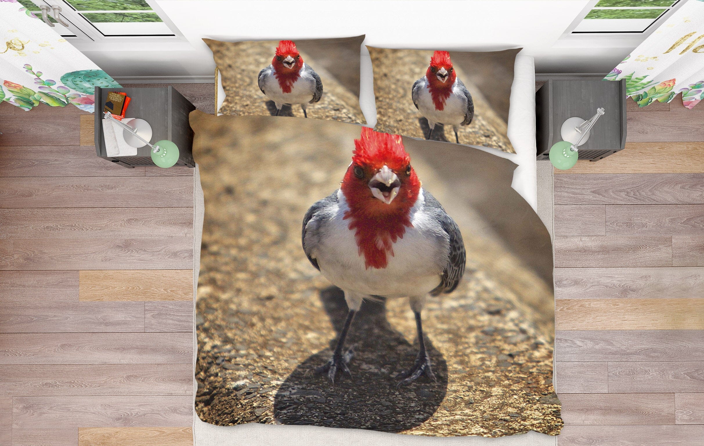 3D Red Crown 2127 Kathy Barefield Bedding Bed Pillowcases Quilt Quiet Covers AJ Creativity Home