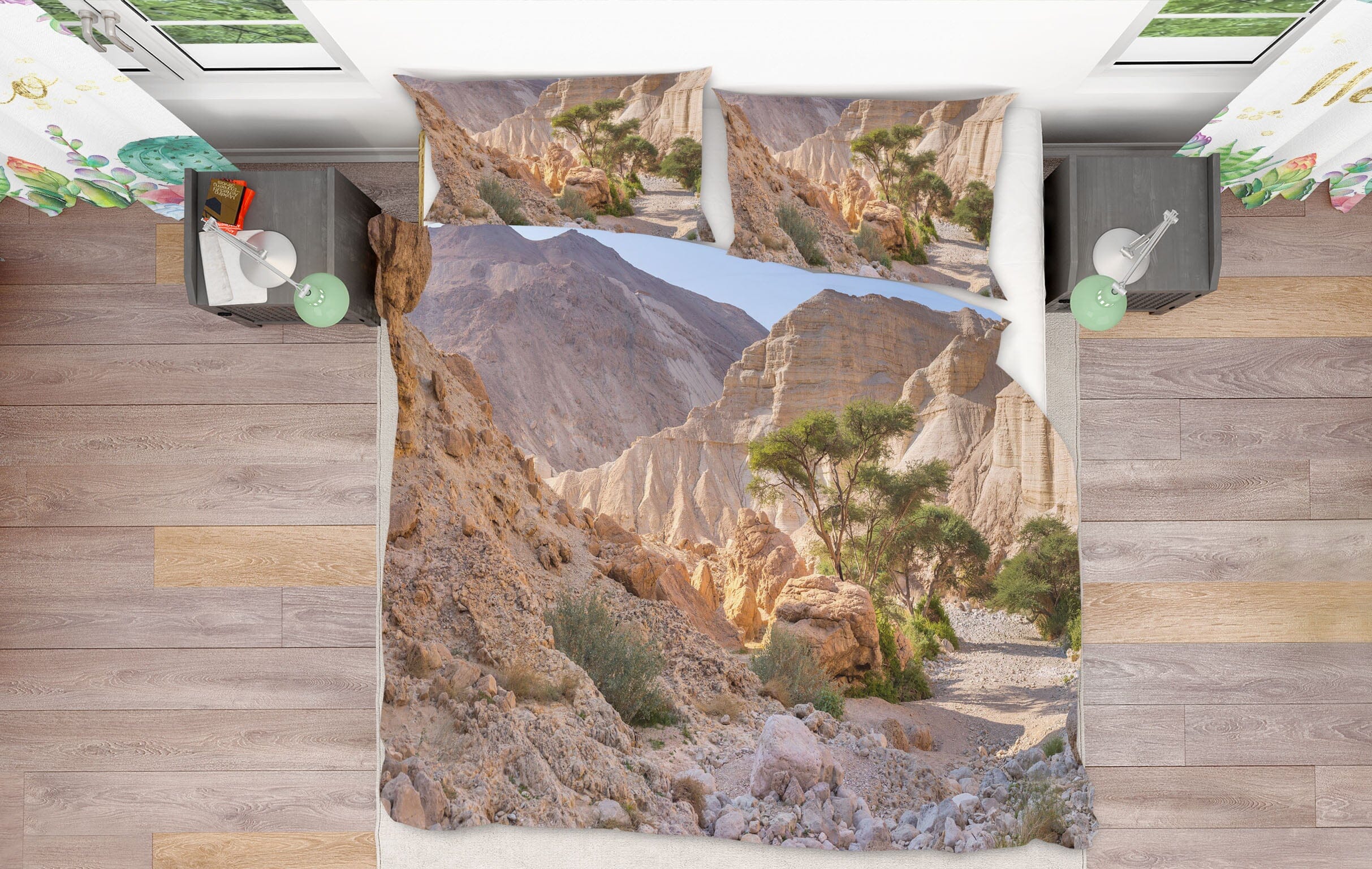 3D Mountain Stone 1030 Assaf Frank Bedding Bed Pillowcases Quilt Quiet Covers AJ Creativity Home