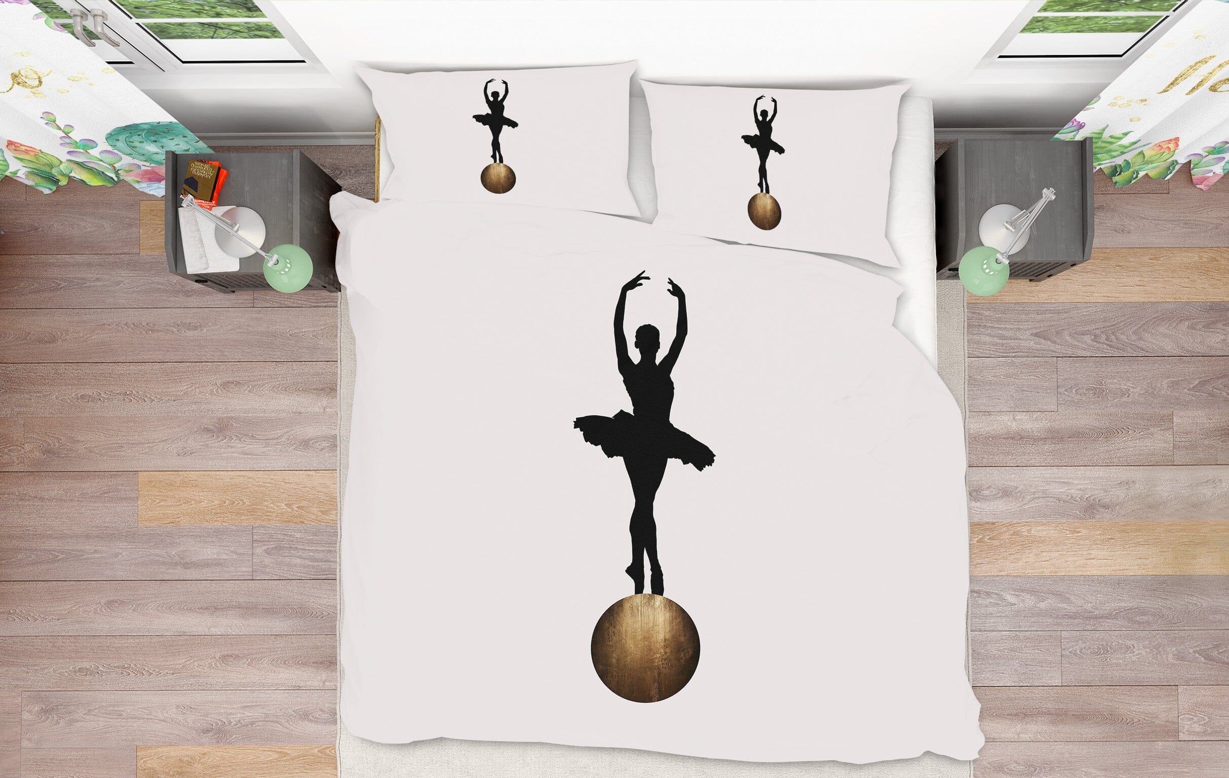 3D Ballet Dancer 199 Boris Draschoff Bedding Bed Pillowcases Quilt Quiet Covers AJ Creativity Home