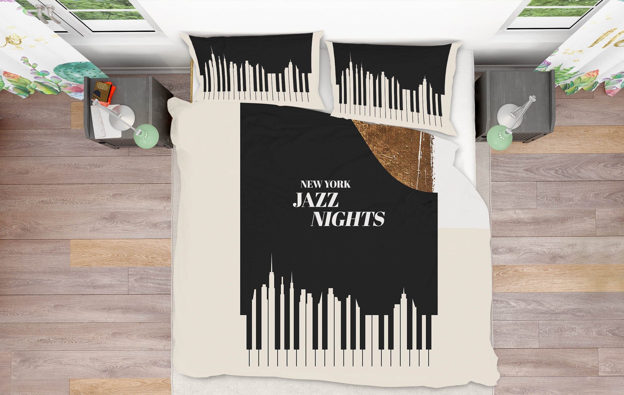 3D Piano Key Pattern 166 Boris Draschoff Bedding Bed Pillowcases Quilt Quiet Covers AJ Creativity Home