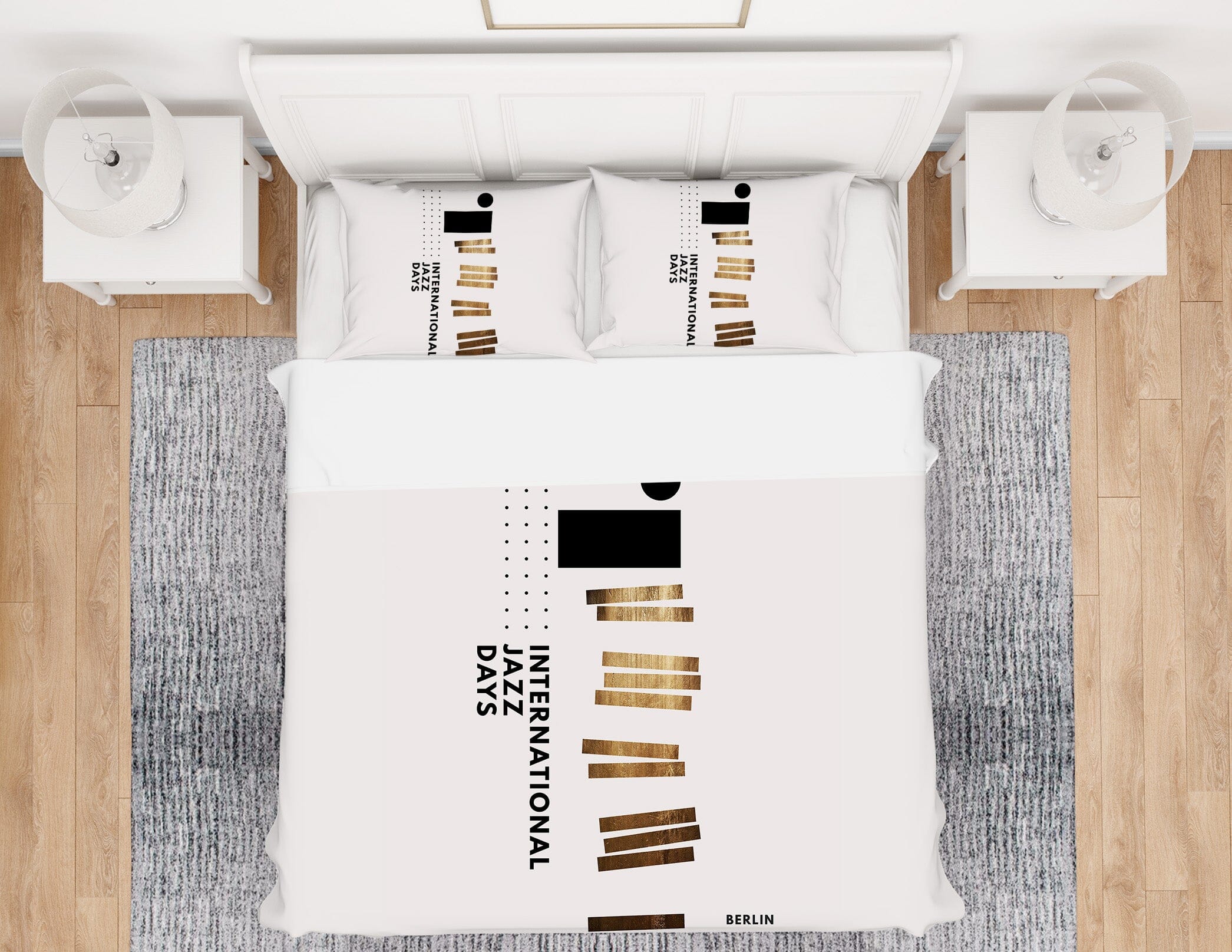 3D Golden Stripes 170 Boris Draschoff Bedding Bed Pillowcases Quilt Quiet Covers AJ Creativity Home