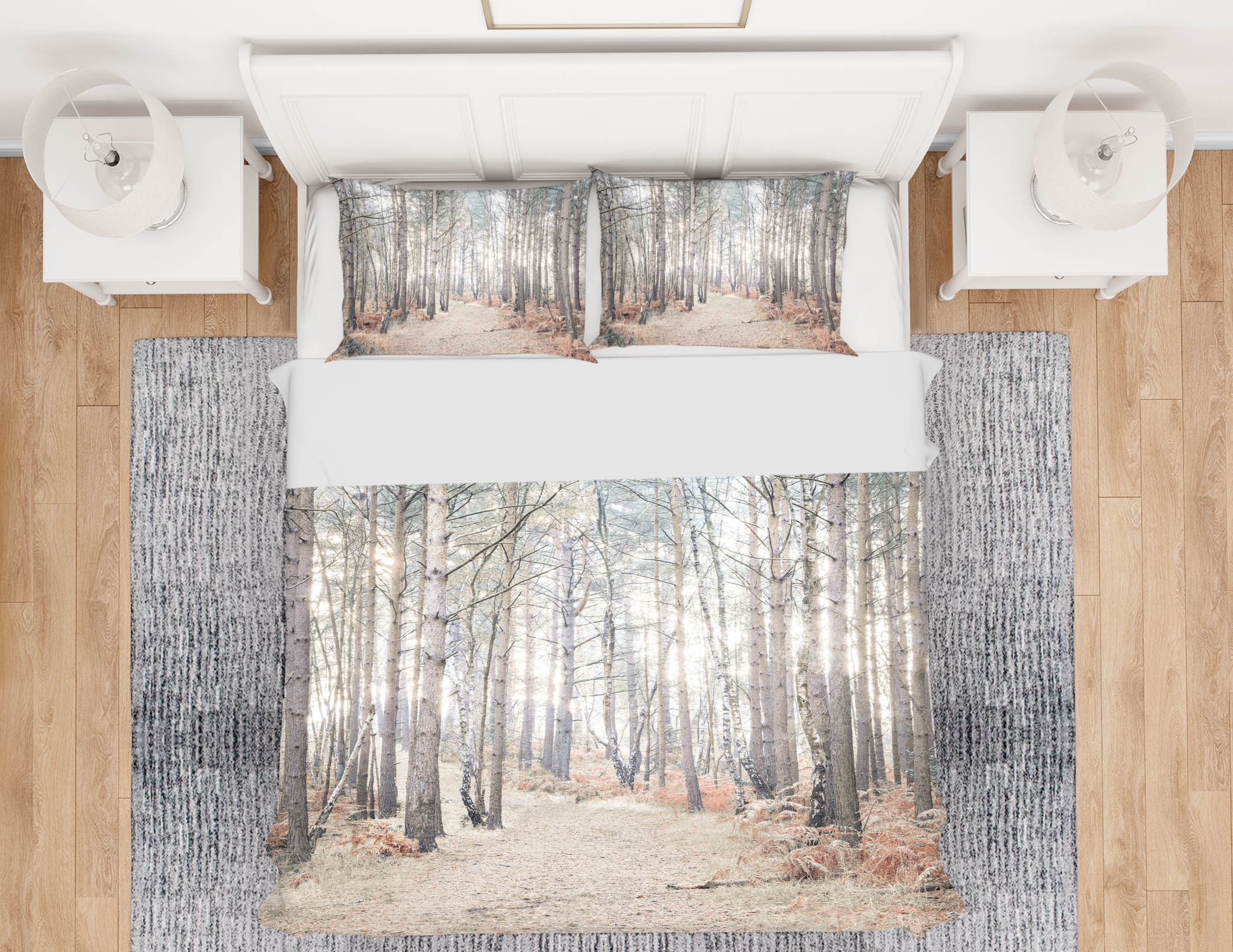 3D Winter Forest 7209 Assaf Frank Bedding Bed Pillowcases Quilt Cover Duvet Cover