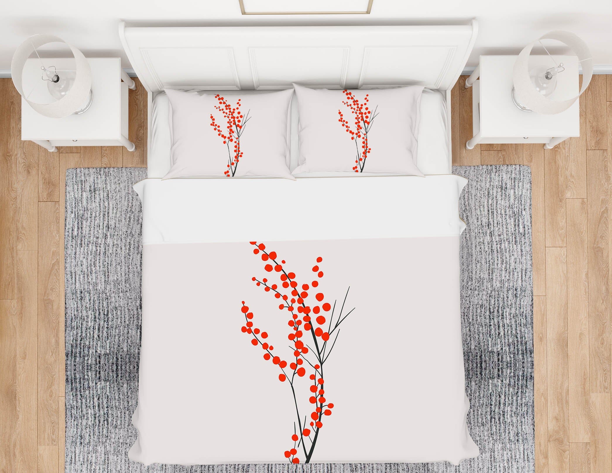 3D Painted Plum 239 Boris Draschoff Bedding Bed Pillowcases Quilt Quiet Covers AJ Creativity Home