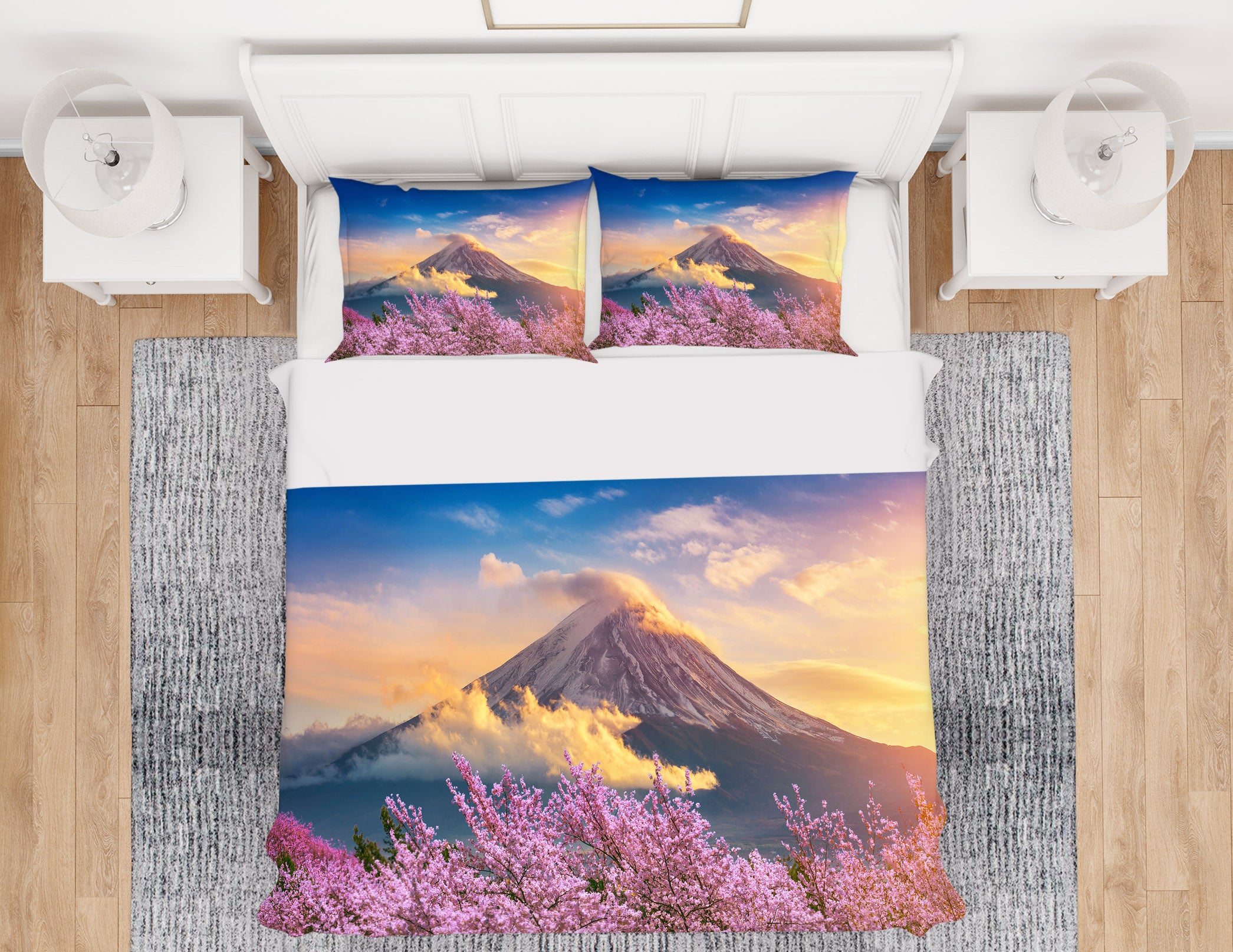 3D Mount Fuji 60215 Bed Pillowcases Quilt