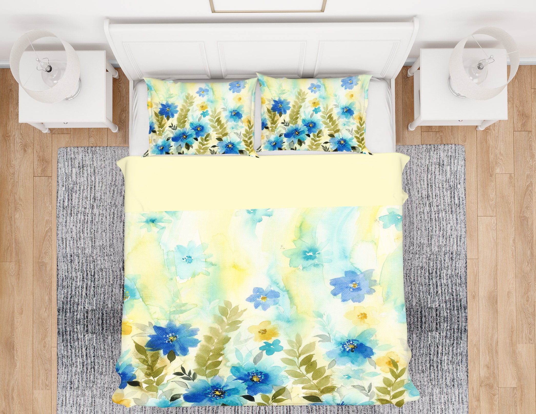 3D Flower Bush 16081 Bed Pillowcases Quilt