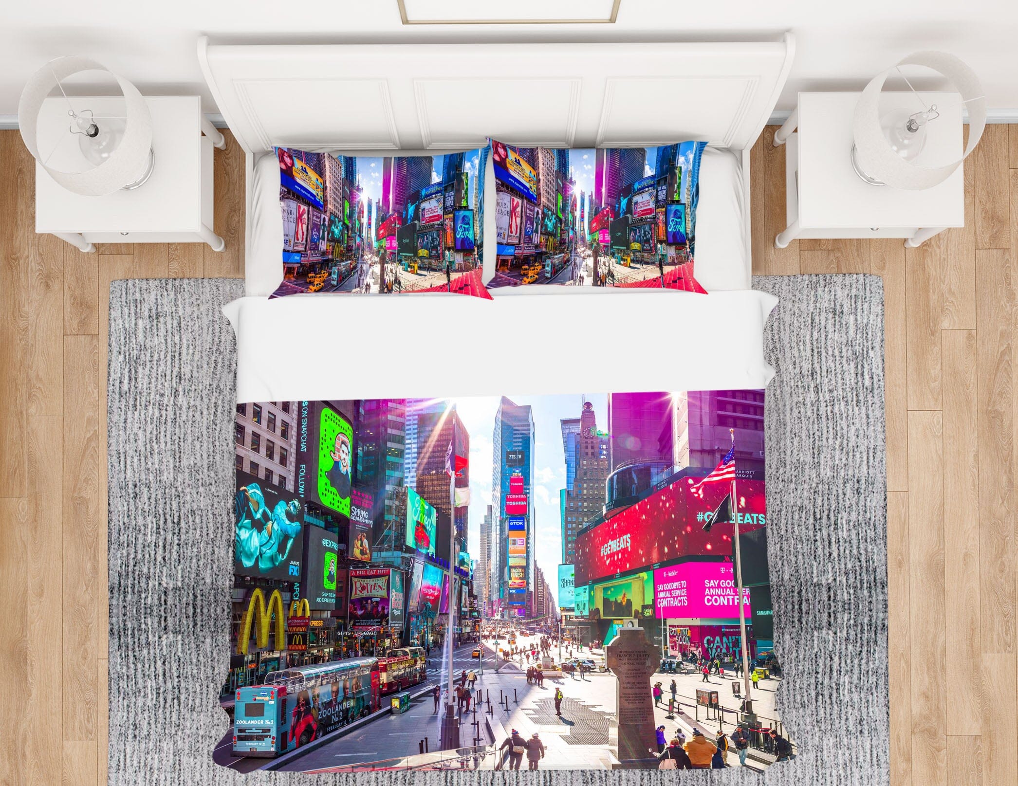 3D Colored Street 2012 Assaf Frank Bedding Bed Pillowcases Quilt Quiet Covers AJ Creativity Home