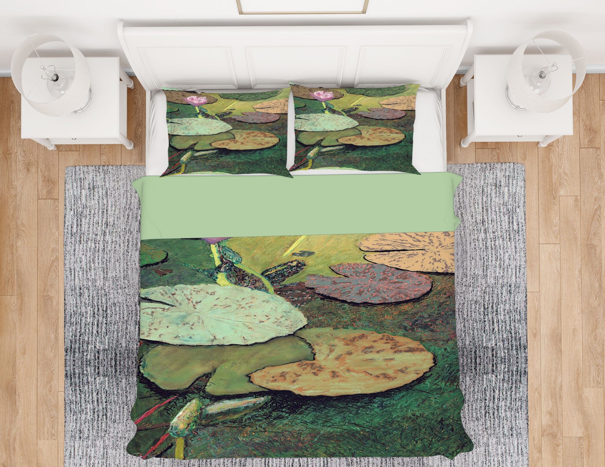 3D Emerald Pond 1160 Allan P. Friedlander Bedding Bed Pillowcases Quilt Quiet Covers AJ Creativity Home