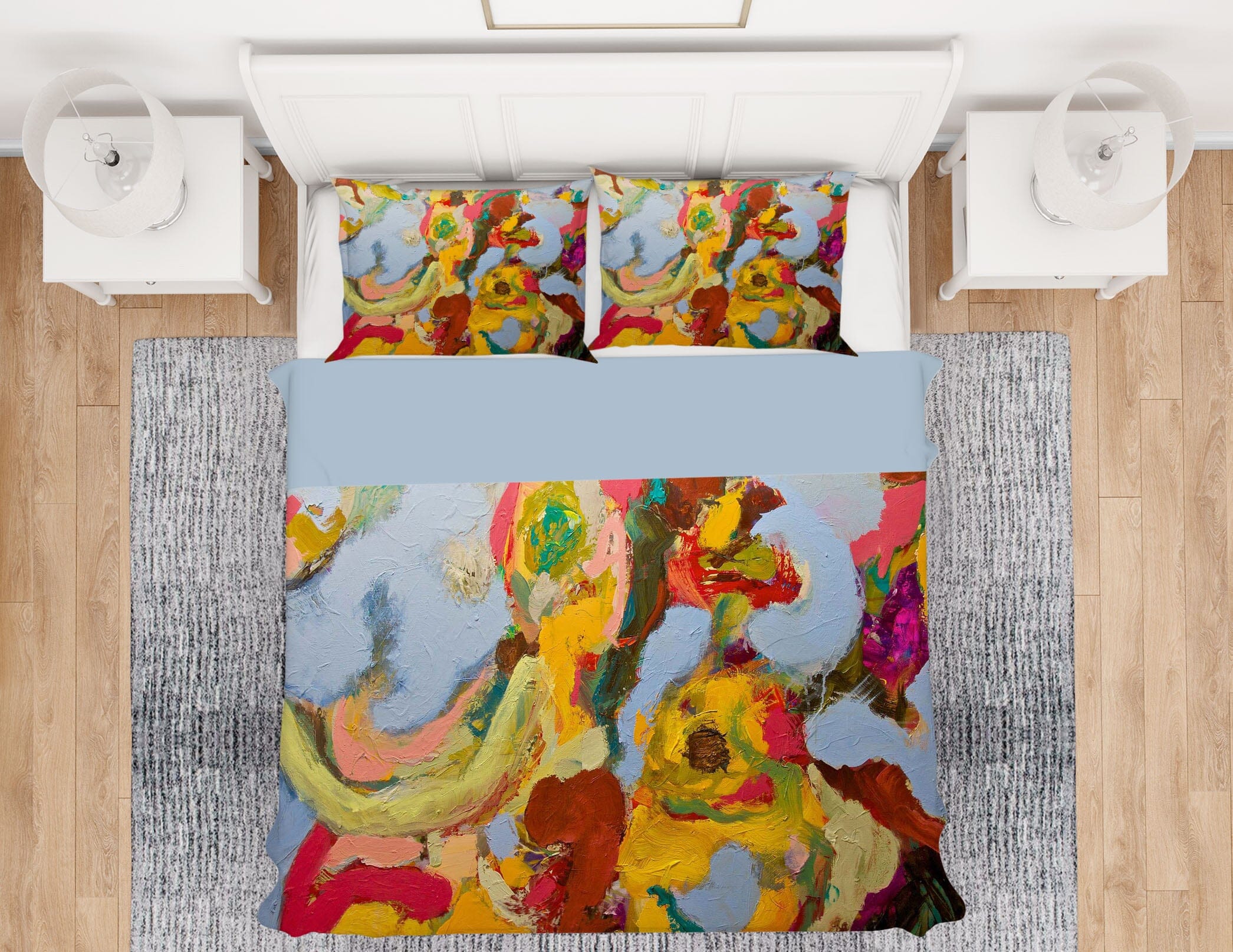 3D Flower Season 1067 Allan P. Friedlander Bedding Bed Pillowcases Quilt Quiet Covers AJ Creativity Home