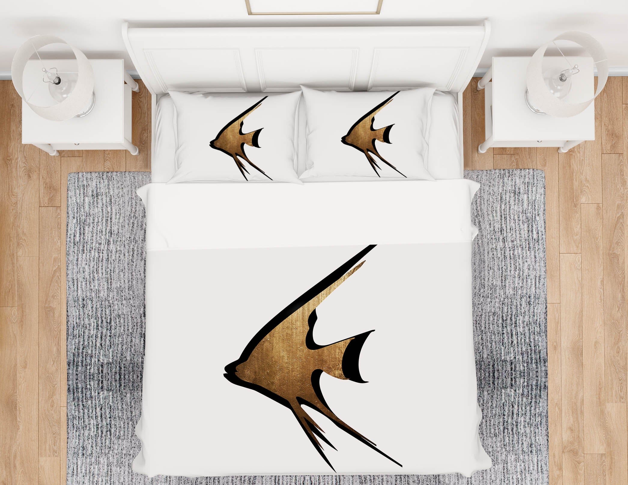 3D Gold Fish 148 Boris Draschoff Bedding Bed Pillowcases Quilt Quiet Covers AJ Creativity Home