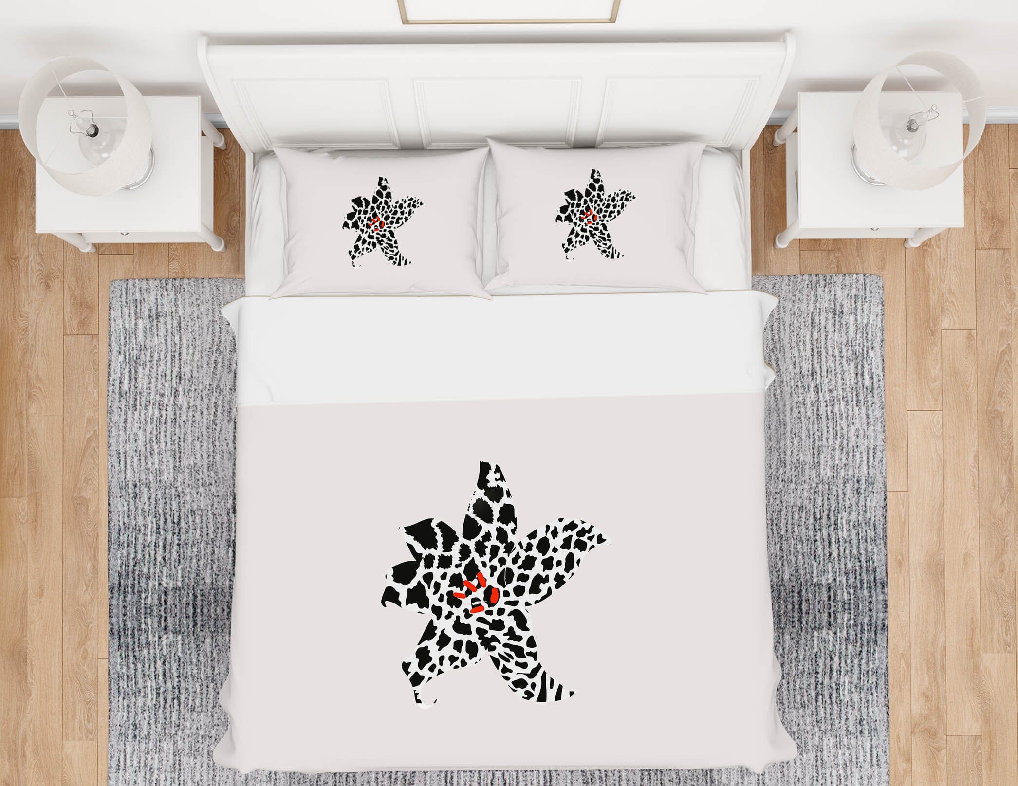3D Zebra Blossom 247 Boris Draschoff Bedding Bed Pillowcases Quilt Quiet Covers AJ Creativity Home
