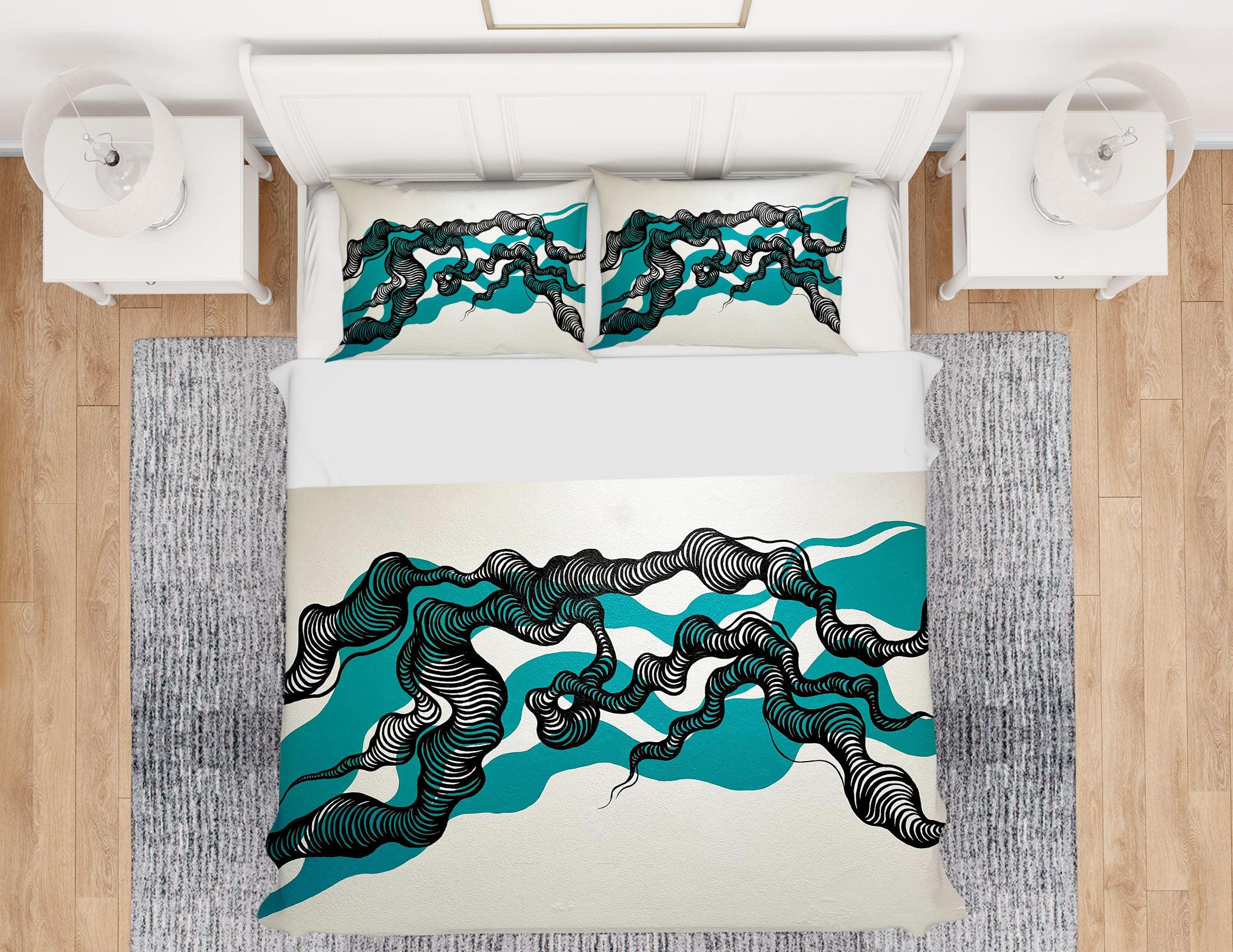 3D Black Texture 3033 Jacqueline Reynoso Bedding Bed Pillowcases Quilt Cover Duvet Cover