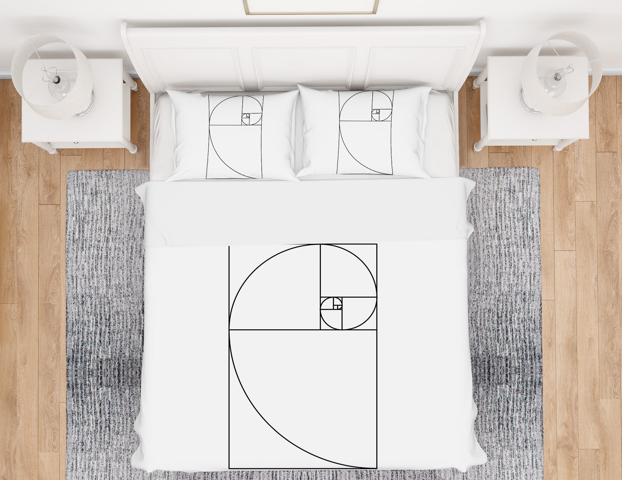 3D White Pattern 201 Boris Draschoff Bedding Bed Pillowcases Quilt