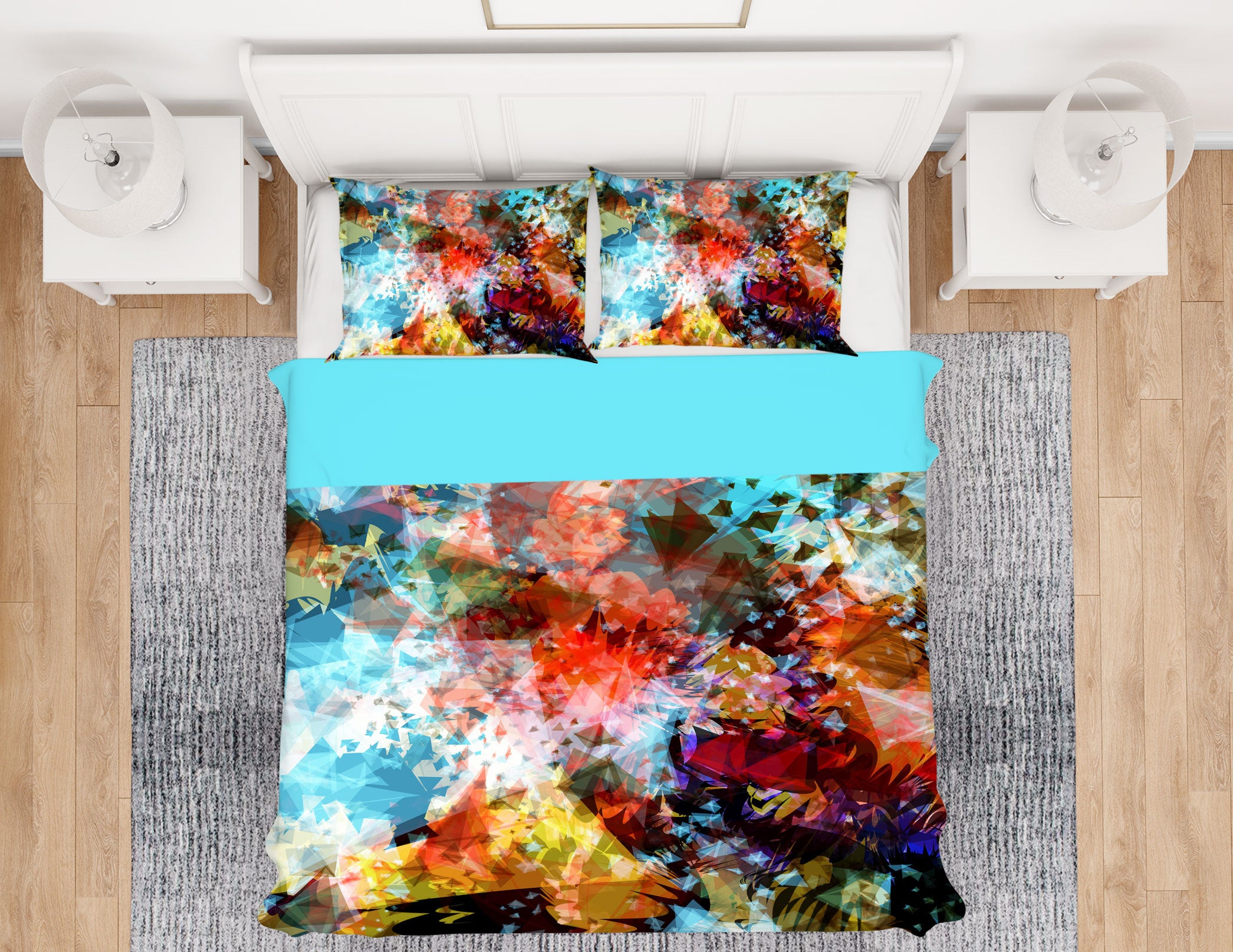 3D Color 13208 Bed Pillowcases Quilt