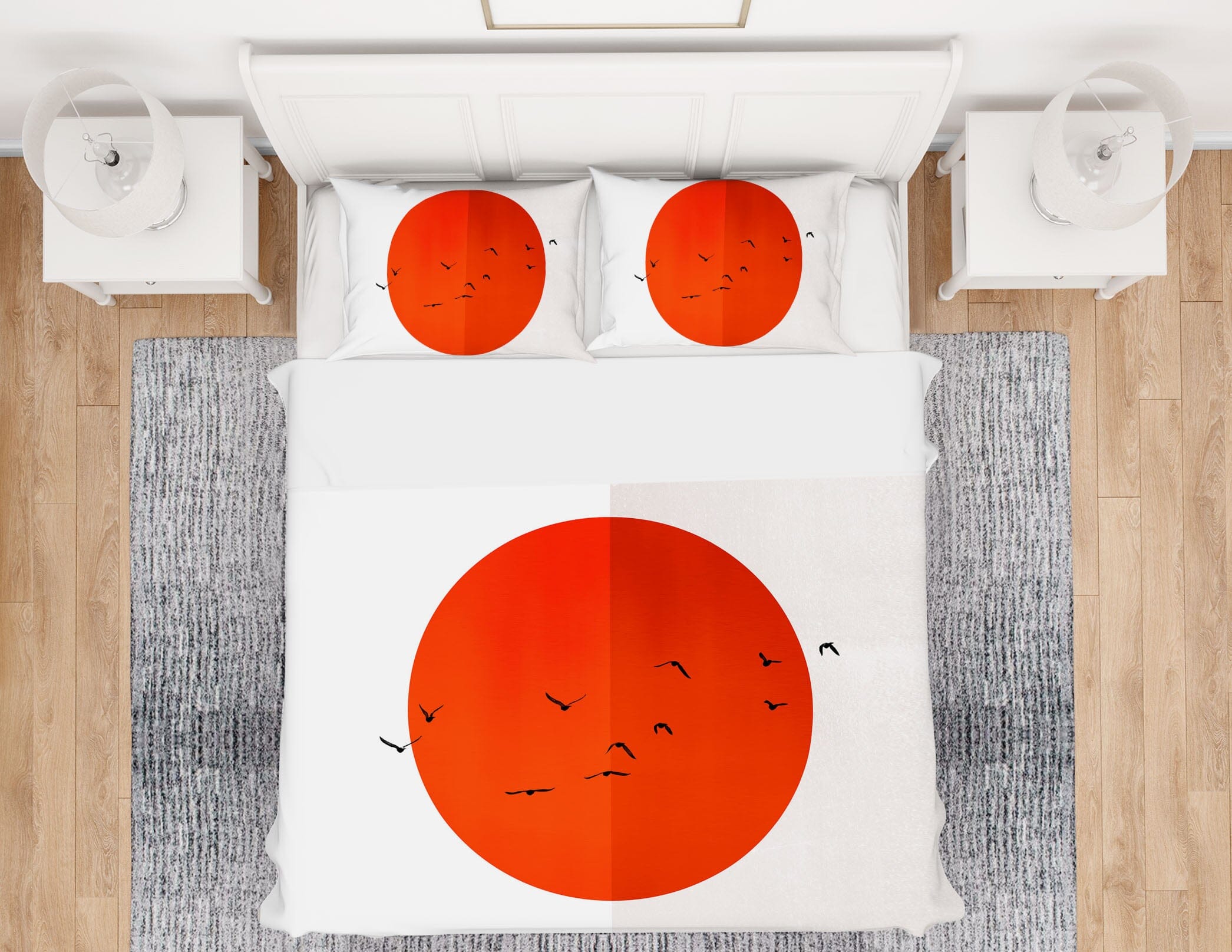 3D Red Sun 209 Boris Draschoff Bedding Bed Pillowcases Quilt Quiet Covers AJ Creativity Home