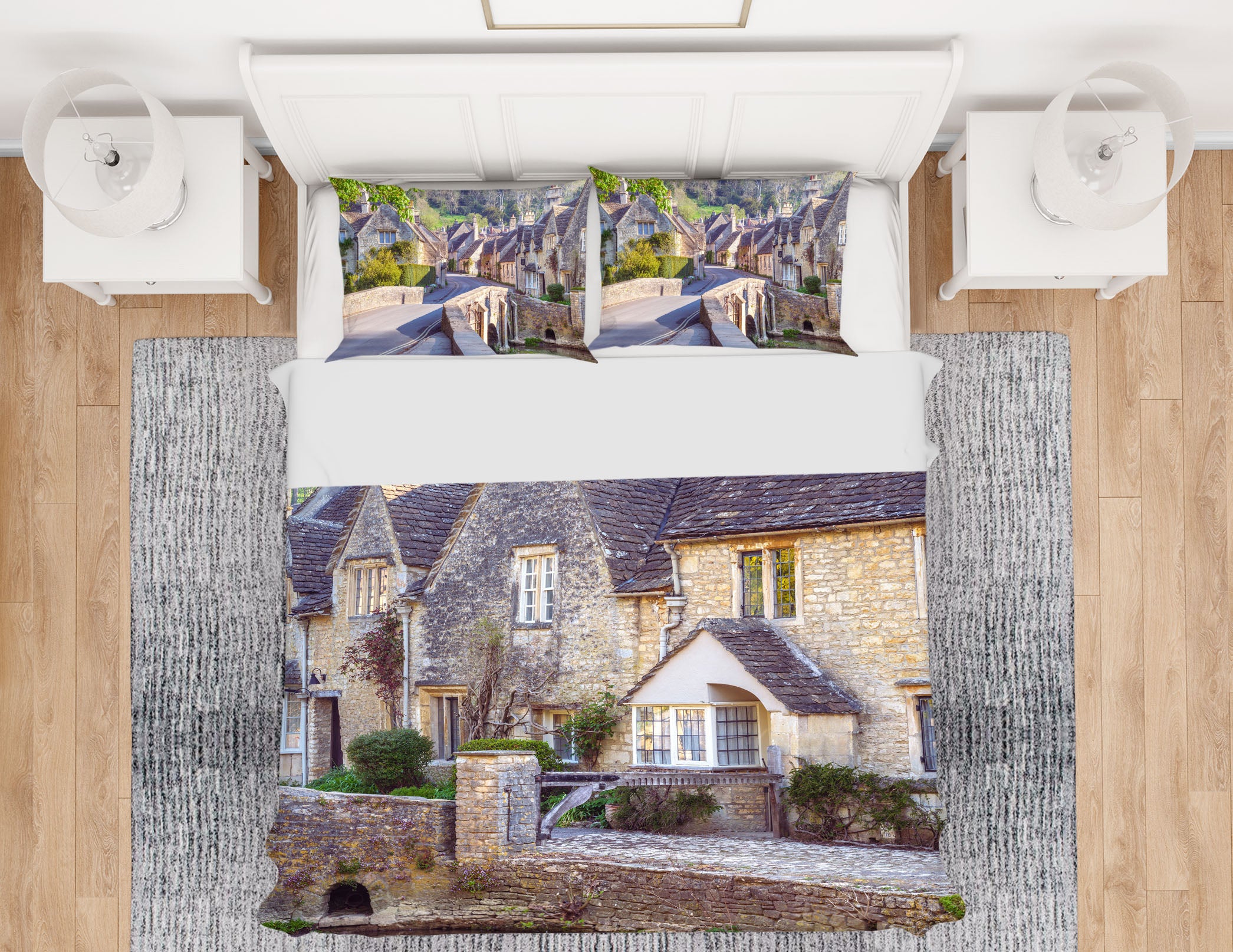 3D Country House 7239 Assaf Frank Bedding Bed Pillowcases Quilt Cover Duvet Cover