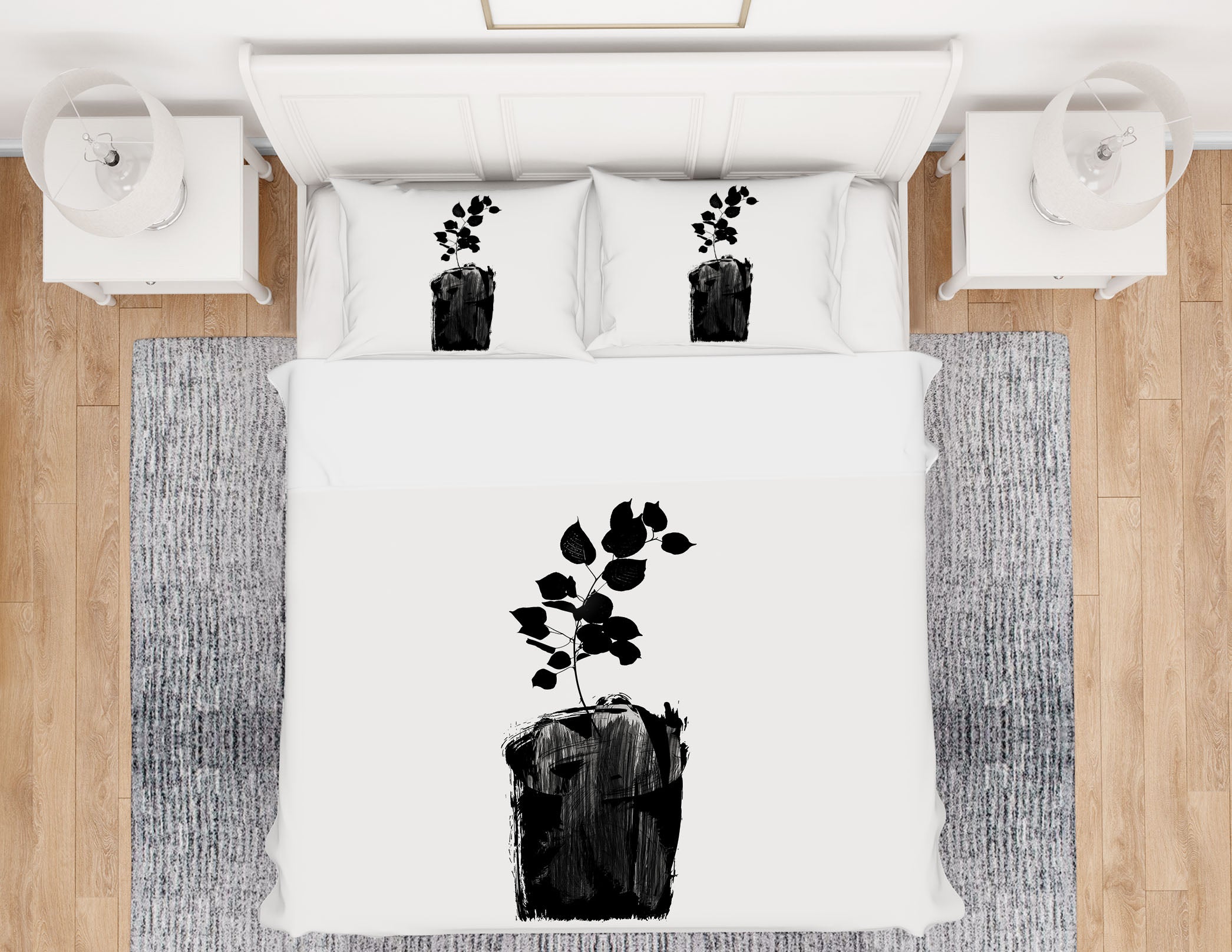 3D Graffiti Leaves 206 Boris Draschoff Bedding Bed Pillowcases Quilt