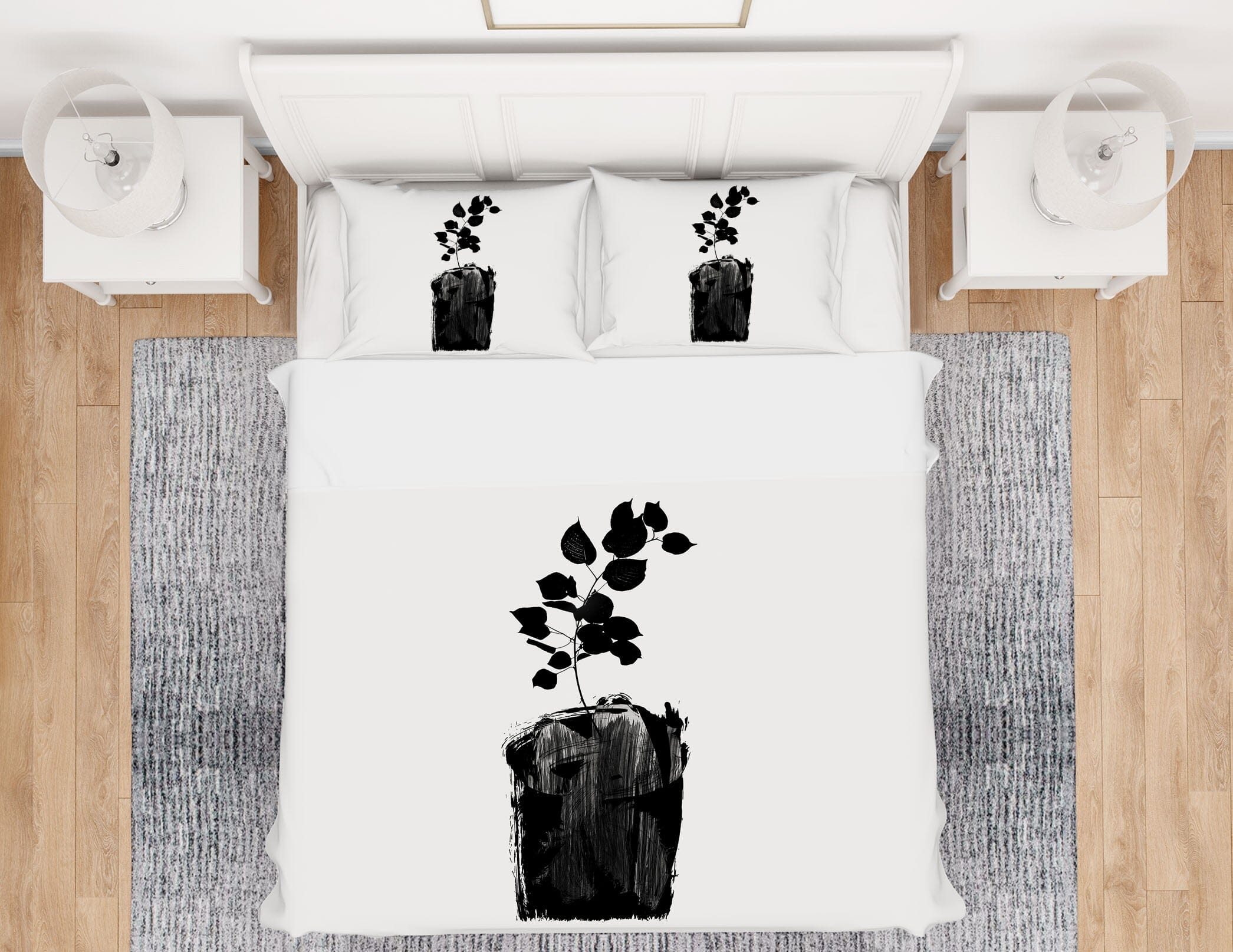 3D Graffiti Leaves 206 Boris Draschoff Bedding Bed Pillowcases Quilt Quiet Covers AJ Creativity Home