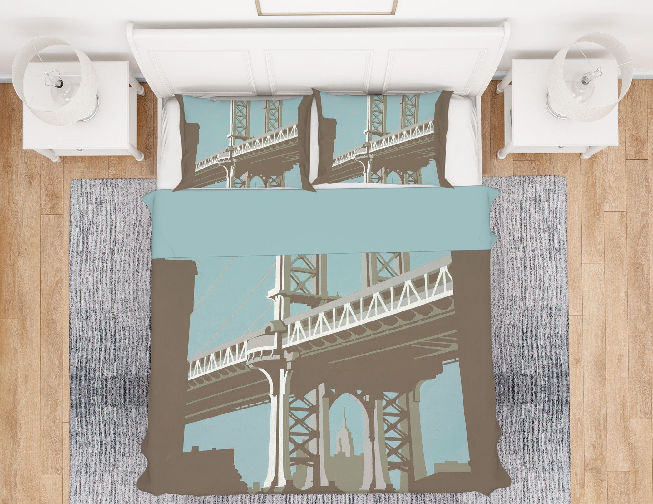 3D New York 2030 Steve Read Bedding Bed Pillowcases Quilt Quiet Covers AJ Creativity Home