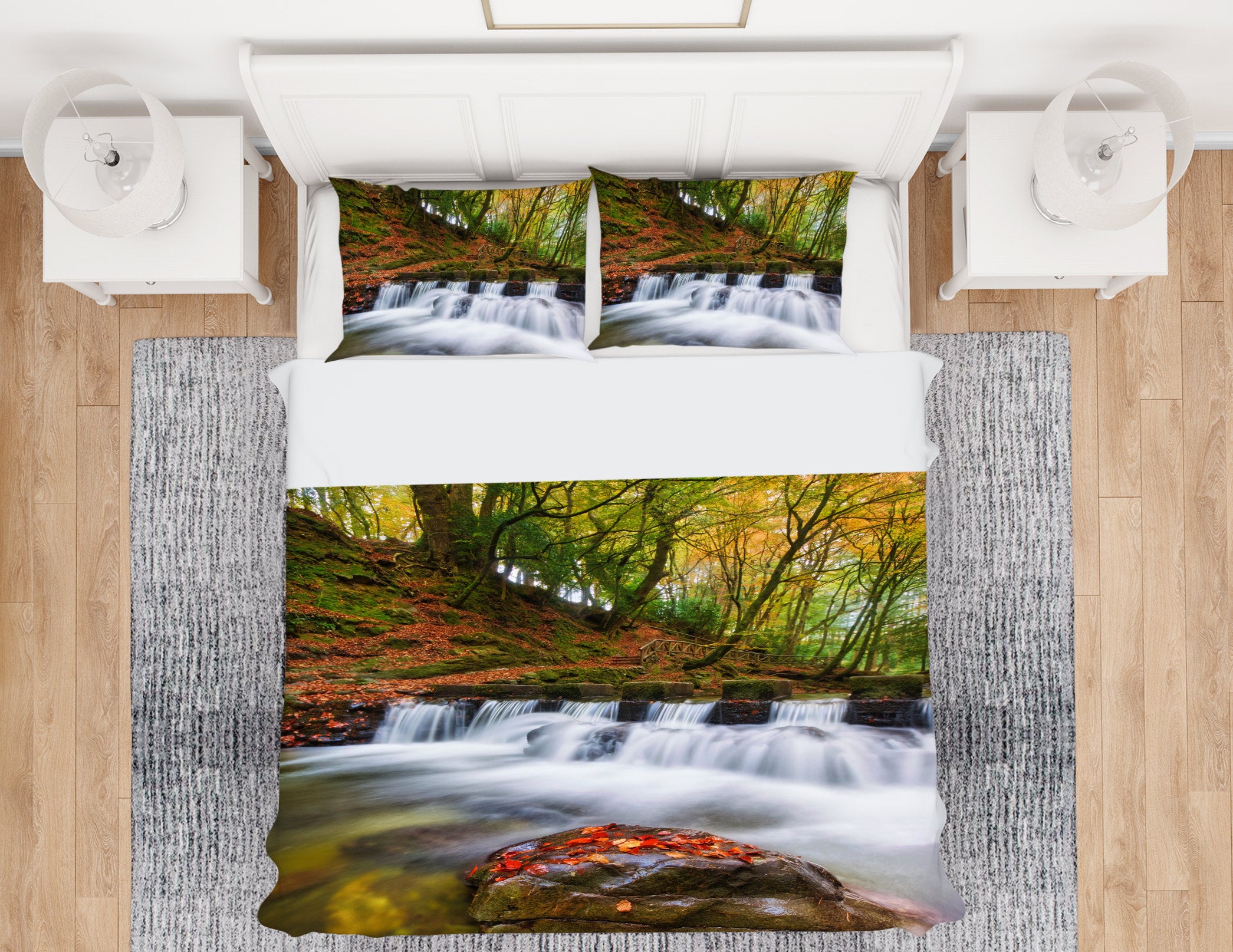 3D Creek 12230 Bed Pillowcases Quilt