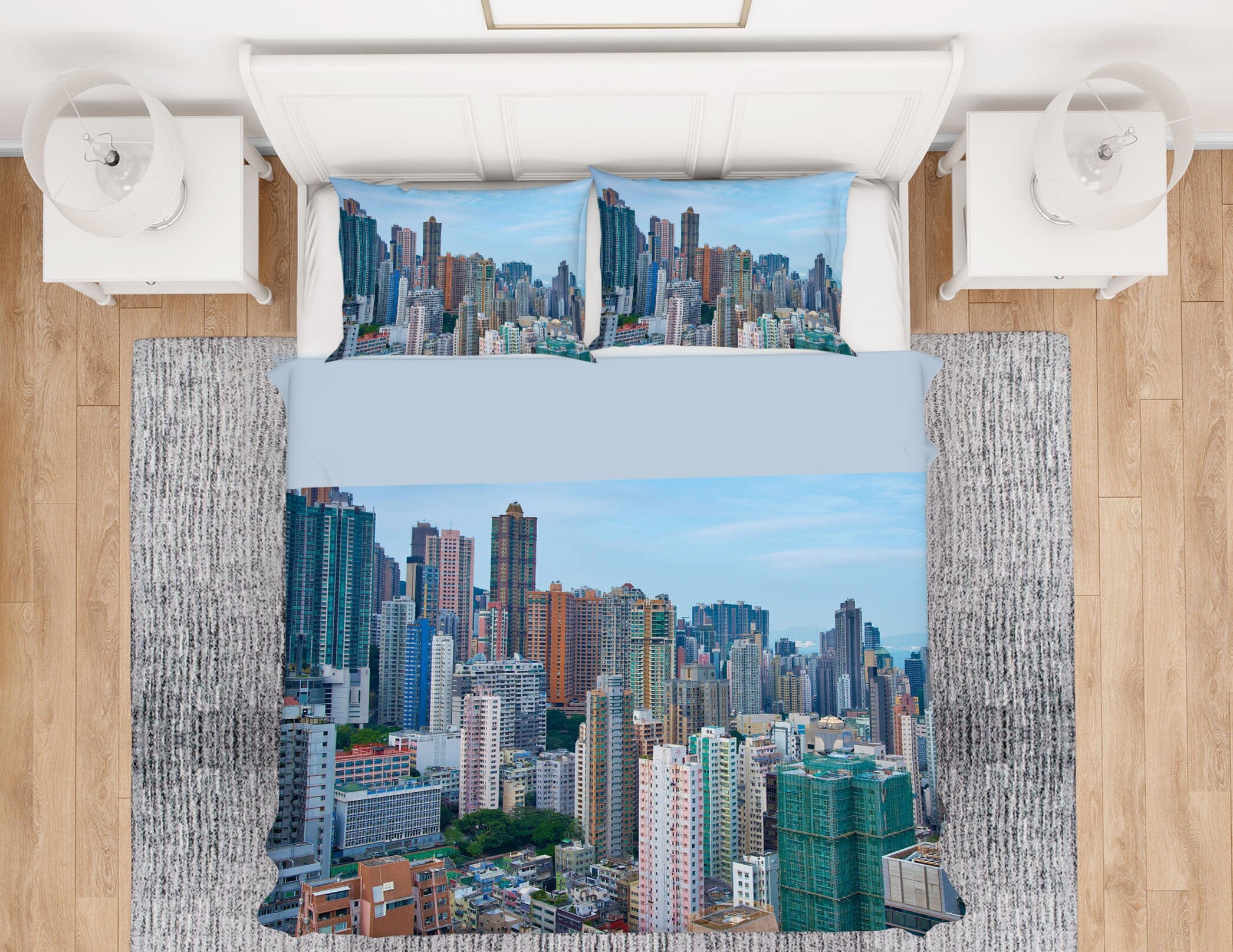 3D Office Building 2138 Marco Carmassi Bedding Bed Pillowcases Quilt Quiet Covers AJ Creativity Home