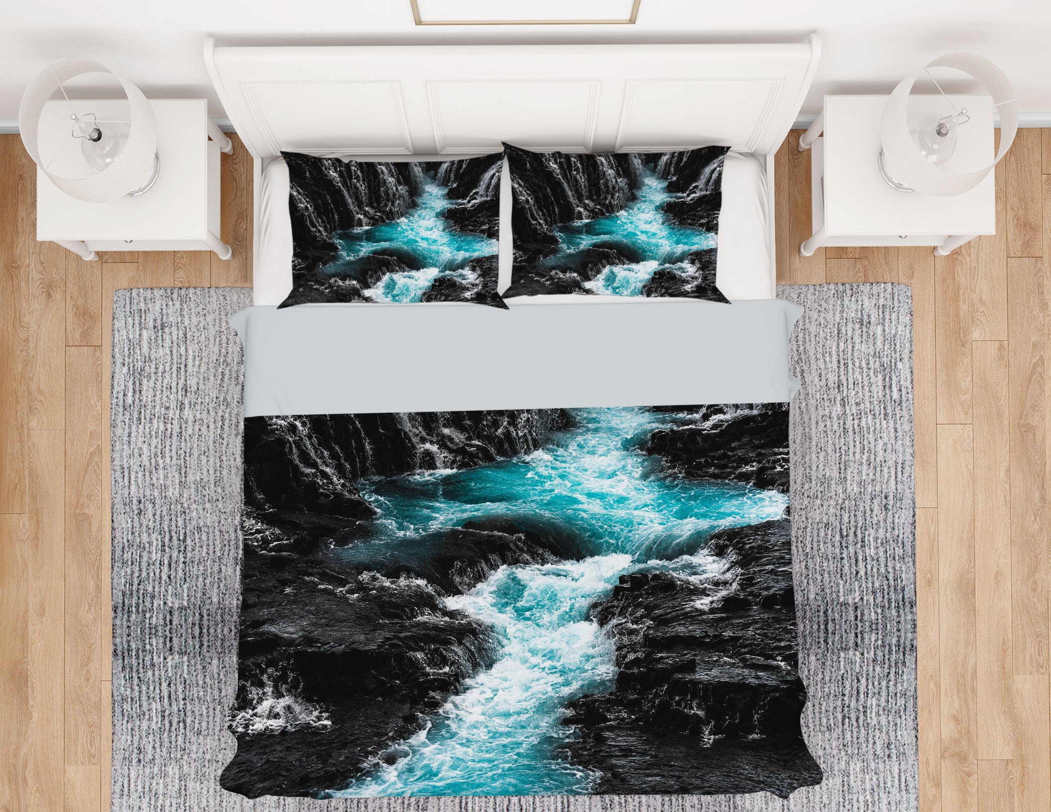 3D Stream 15197 Bed Pillowcases Quilt