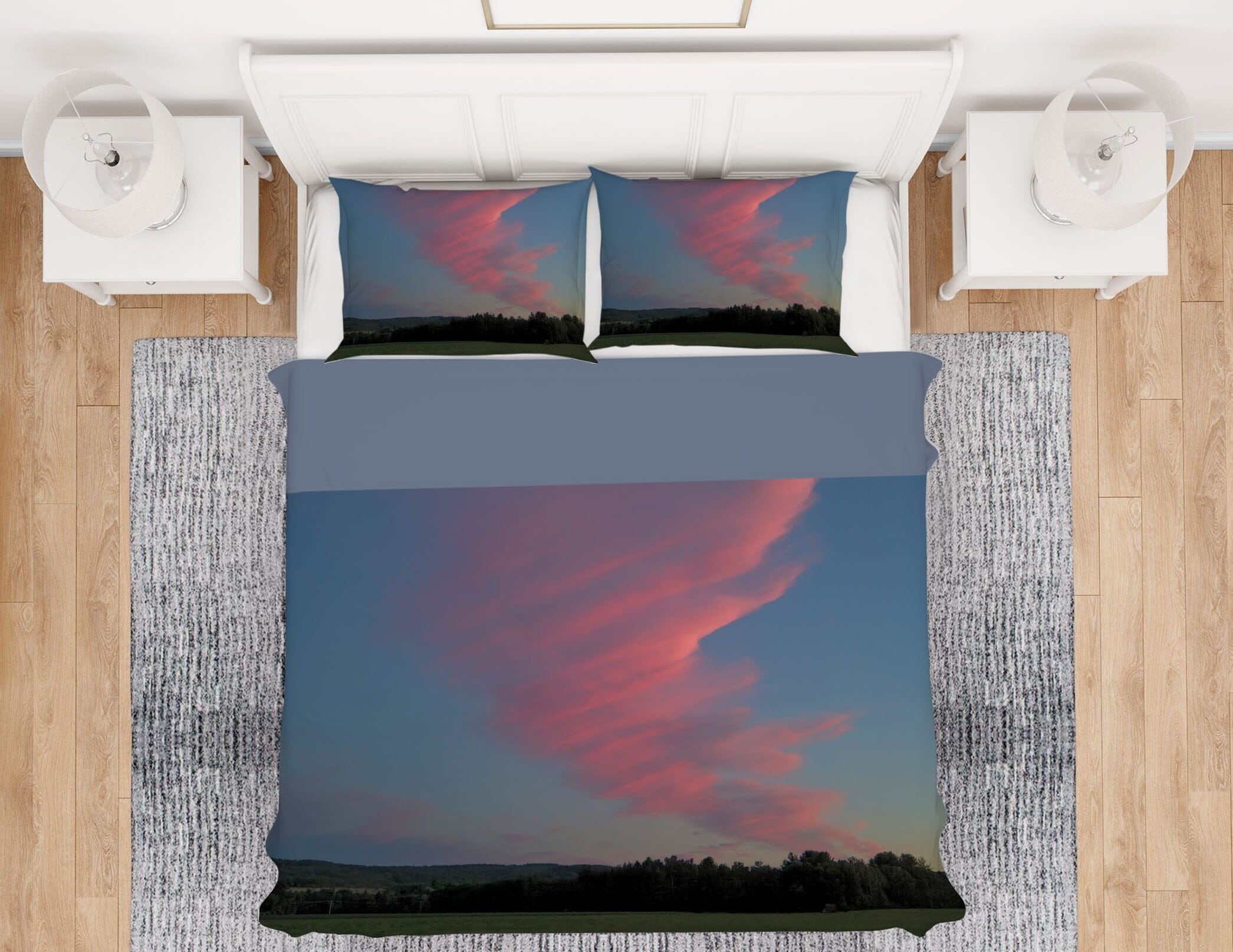 3D Pink Cloud 1031 Jerry LoFaro bedding Bed Pillowcases Quilt Quiet Covers AJ Creativity Home