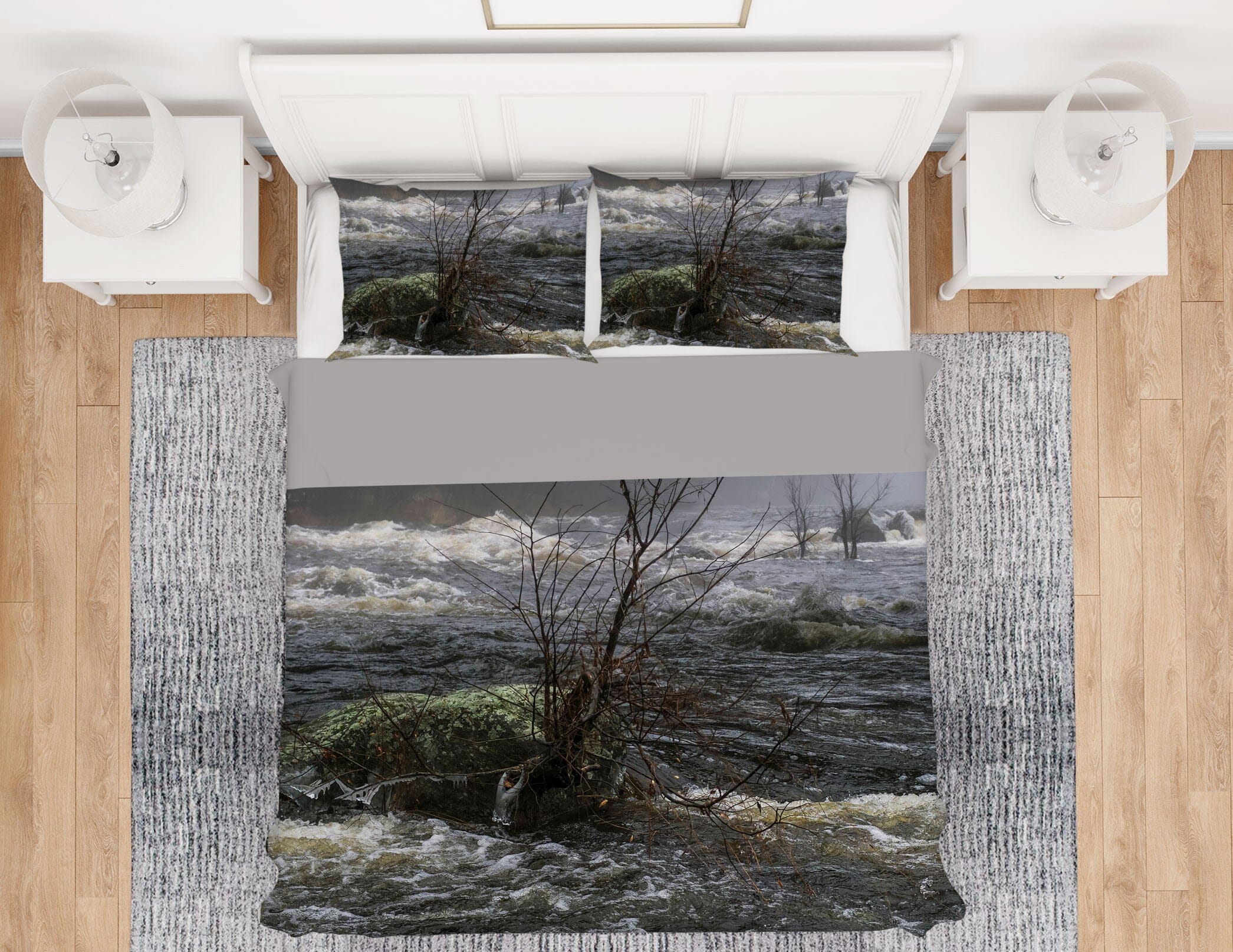 3D Misty River 1013 Jerry LoFaro bedding Bed Pillowcases Quilt Quiet Covers AJ Creativity Home