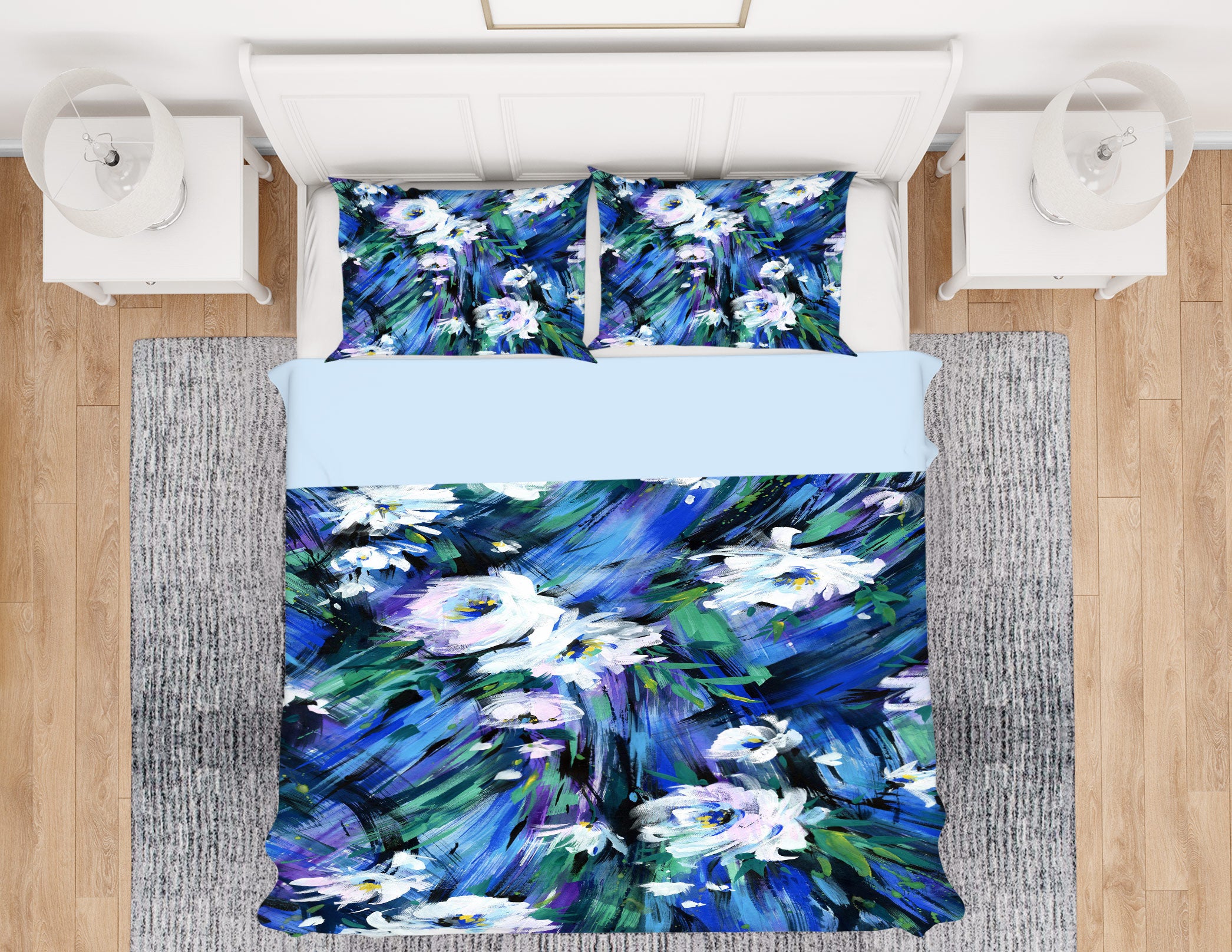 3D Flower 15165 Bed Pillowcases Quilt