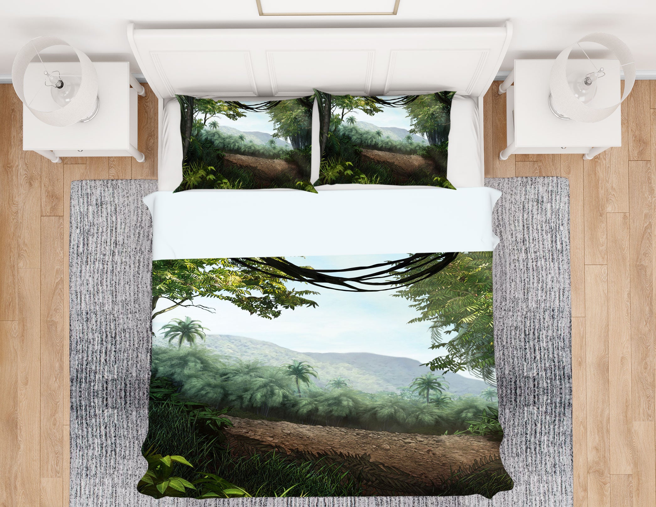 3D Forest 12214 Bed Pillowcases Quilt