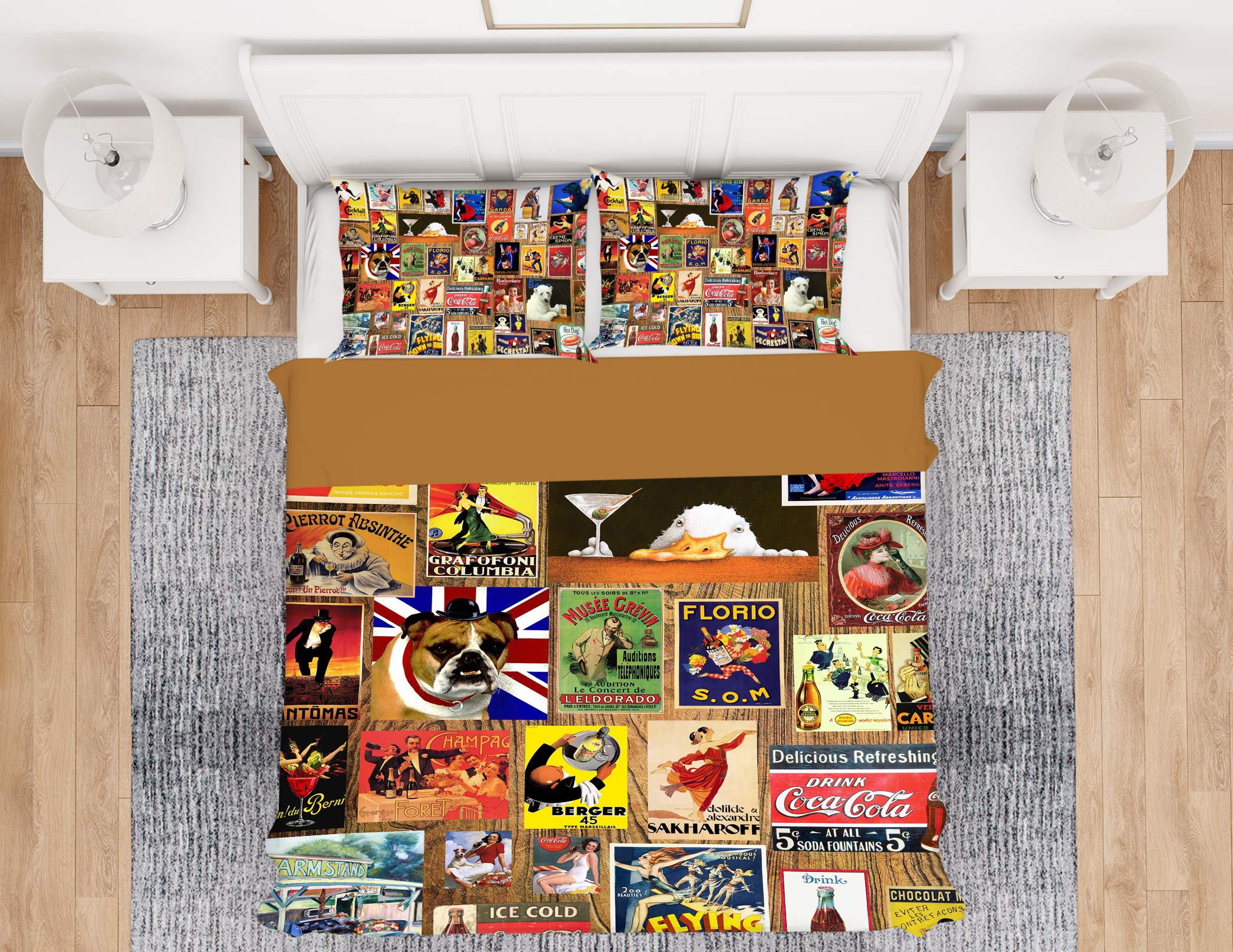3D Poster 13008 Bed Pillowcases Quilt