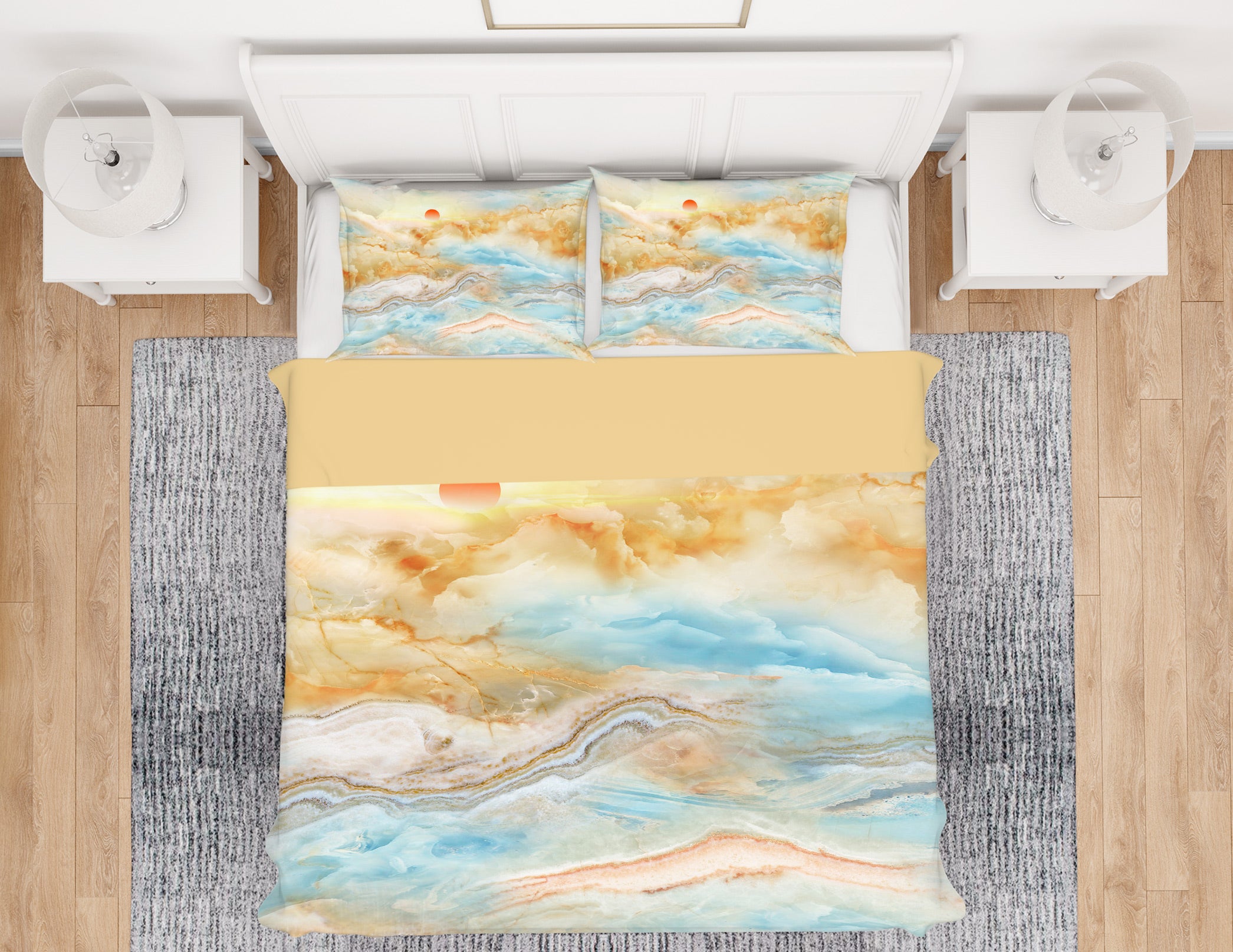 3D Sea Of Clouds 12052 Bed Pillowcases Quilt