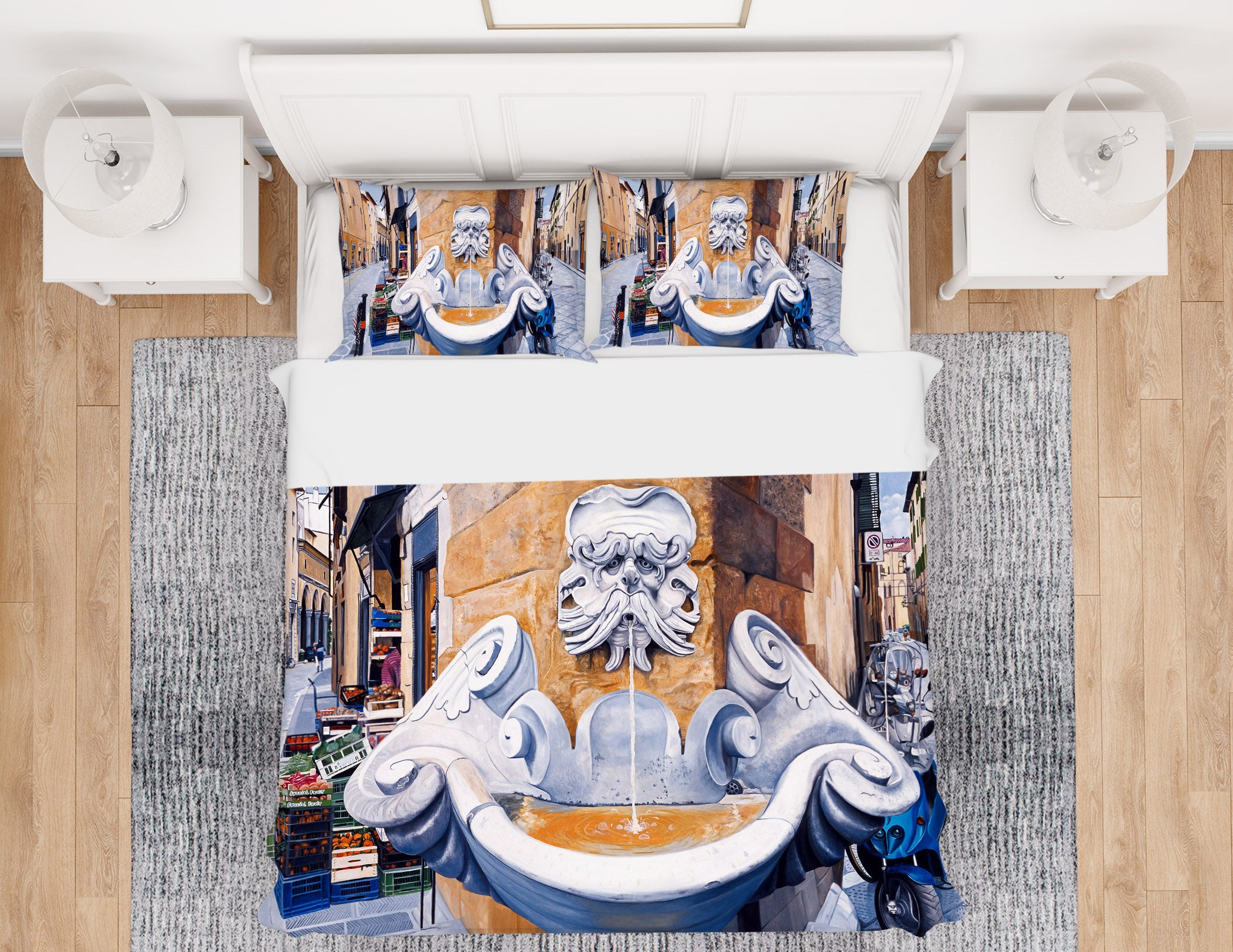 3D Building 11057 Matthew Holden Bates Bedding Bed Pillowcases Quilt