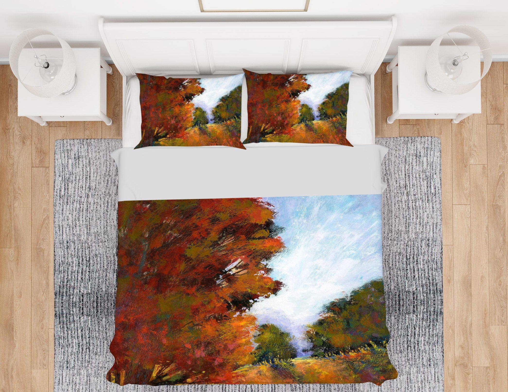 3D Autumn Painting 1011 Michael Tienhaara Bedding Bed Pillowcases Quilt Quiet Covers AJ Creativity Home