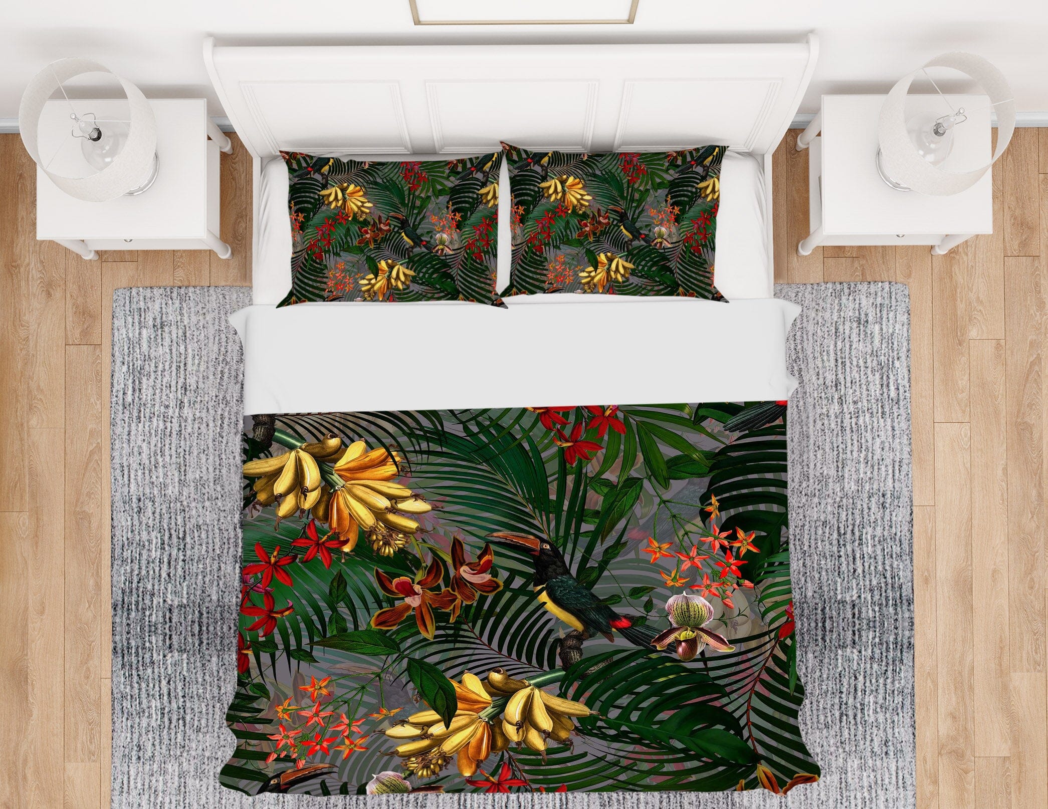3D Banana Fruit 159 Uta Naumann Bedding Bed Pillowcases Quilt Quiet Covers AJ Creativity Home