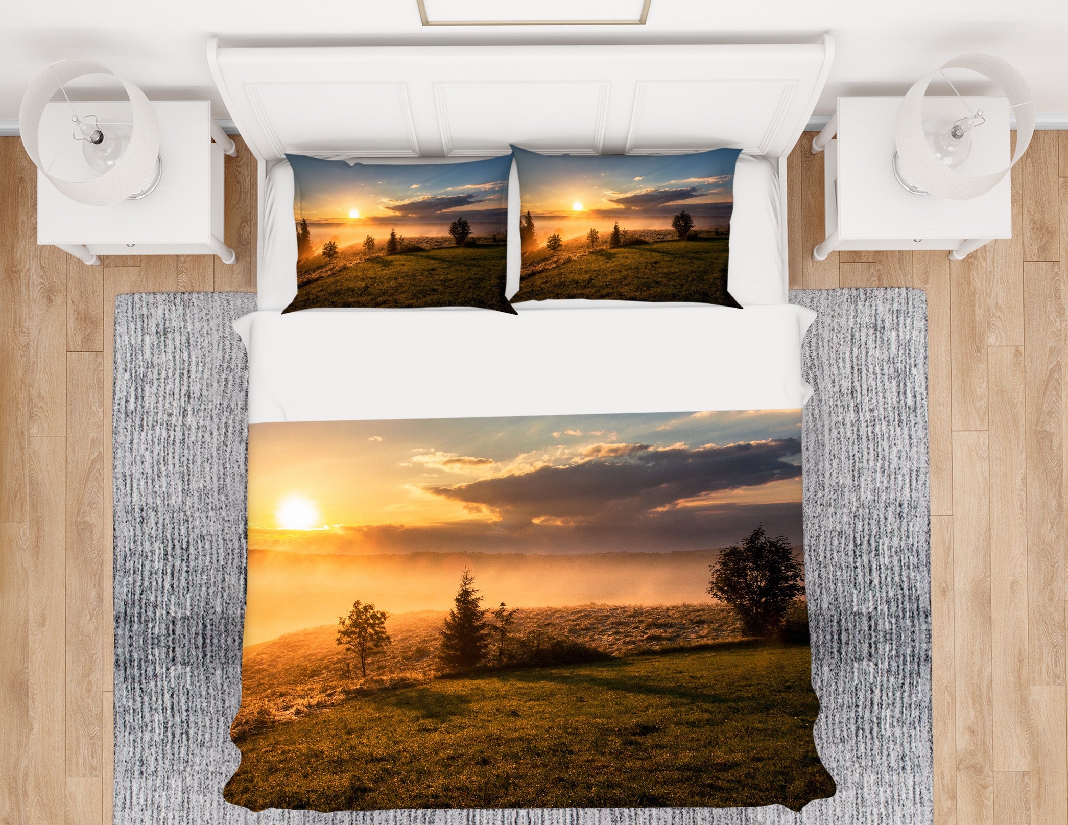 3D Sunrise 19137 Bed Pillowcases Quilt
