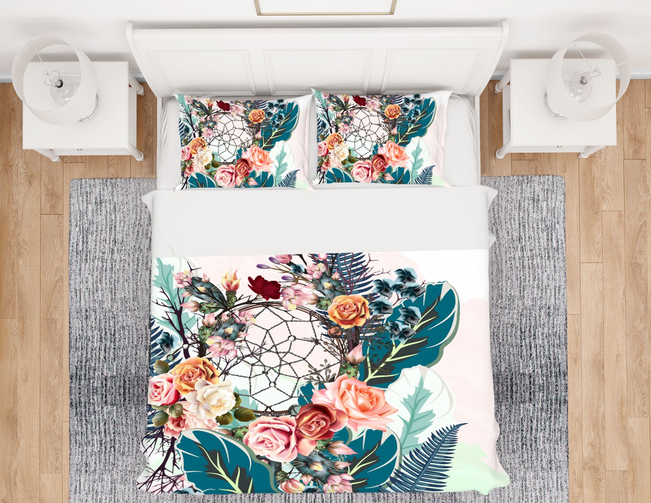 3D Wreath 14230 Bed Pillowcases Quilt