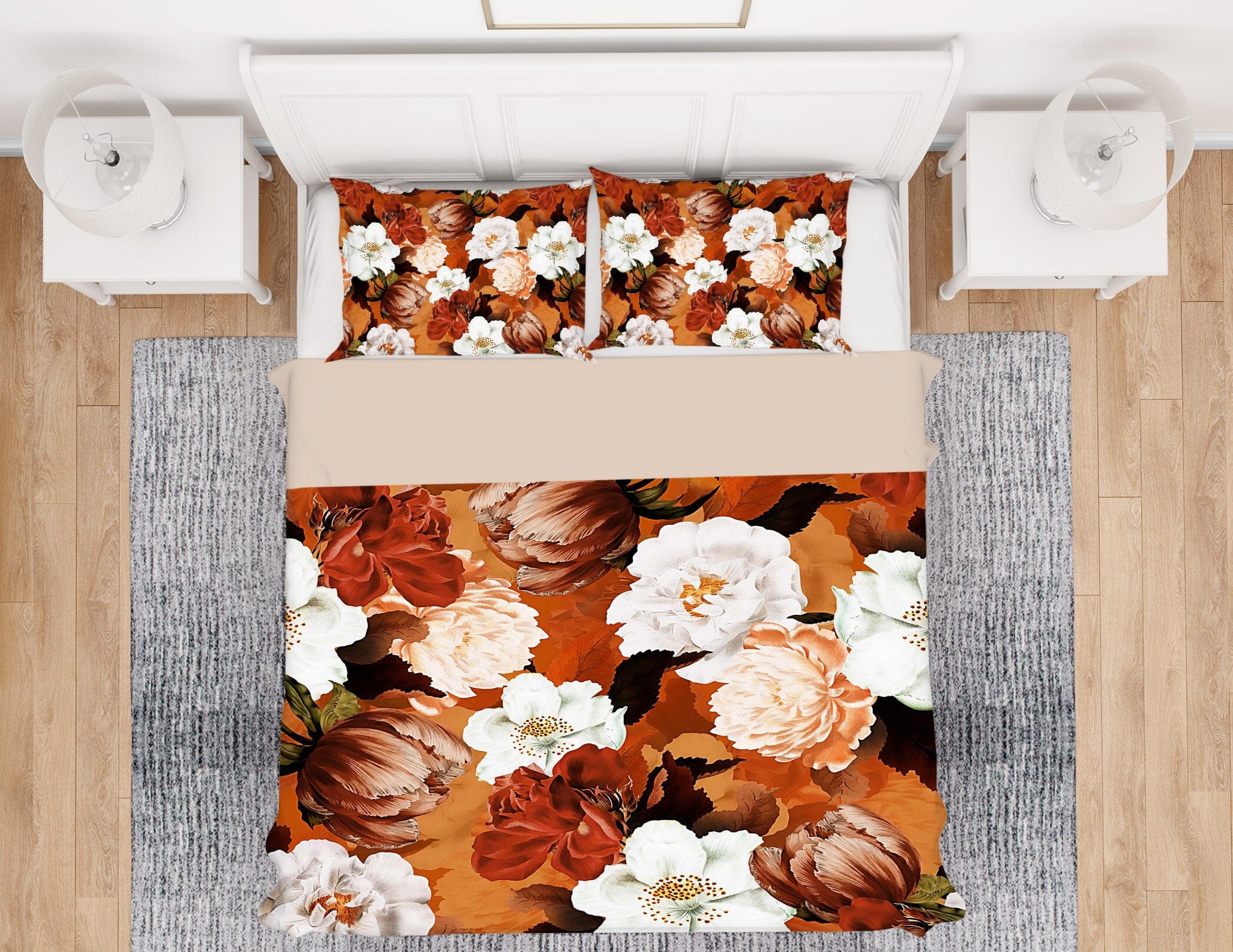3D Pink Peony Blossom 137 Uta Naumann Bedding Bed Pillowcases Quilt Quiet Covers AJ Creativity Home