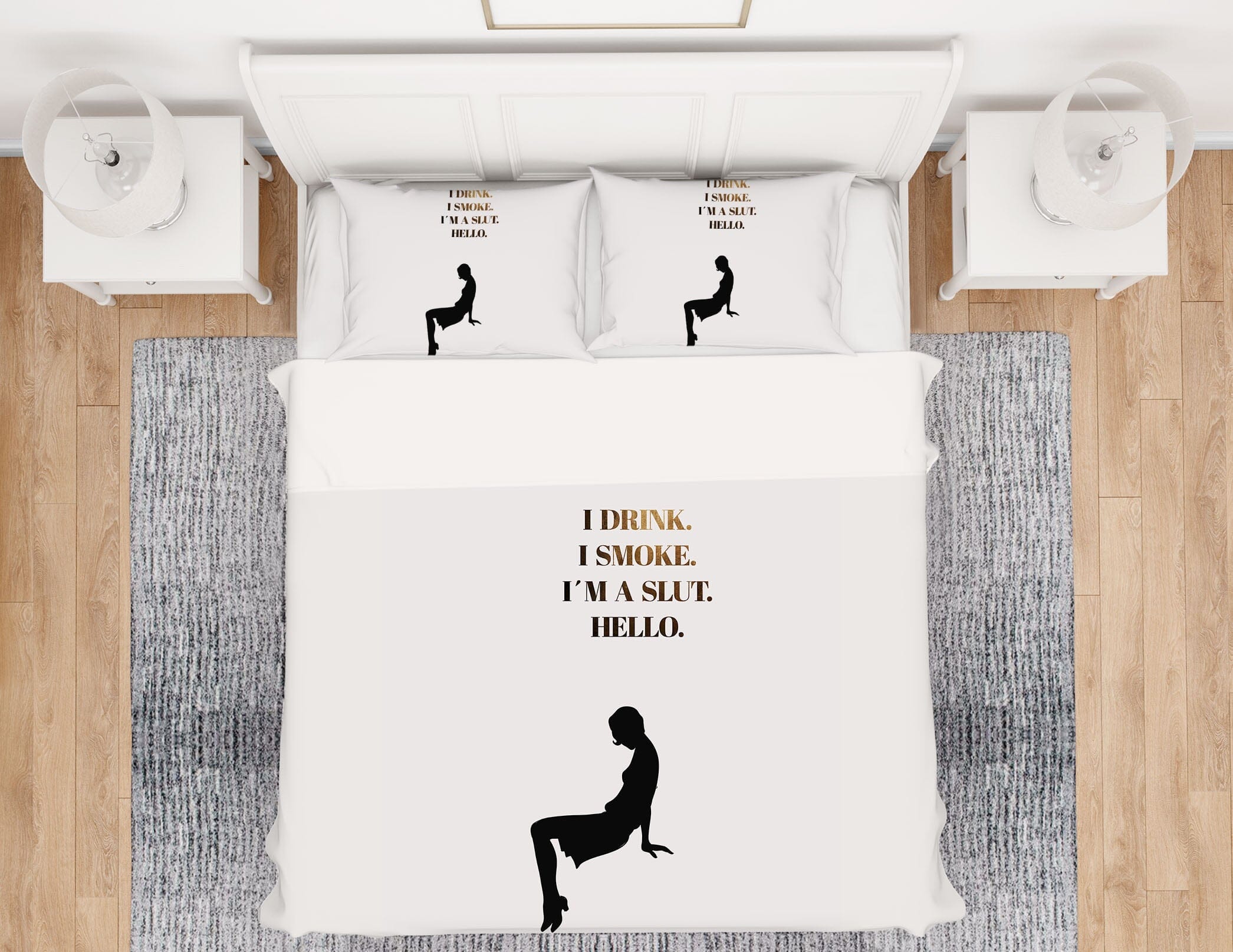 3D Woman Pattern 152 Boris Draschoff Bedding Bed Pillowcases Quilt Quiet Covers AJ Creativity Home