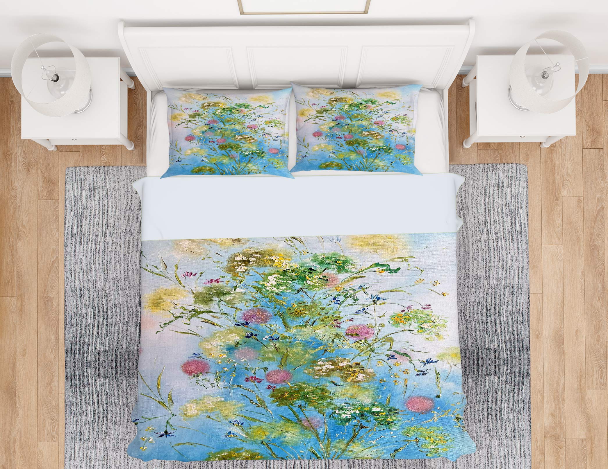 3D Green Flower Ball 517 Skromova Marina Bedding Bed Pillowcases Quilt