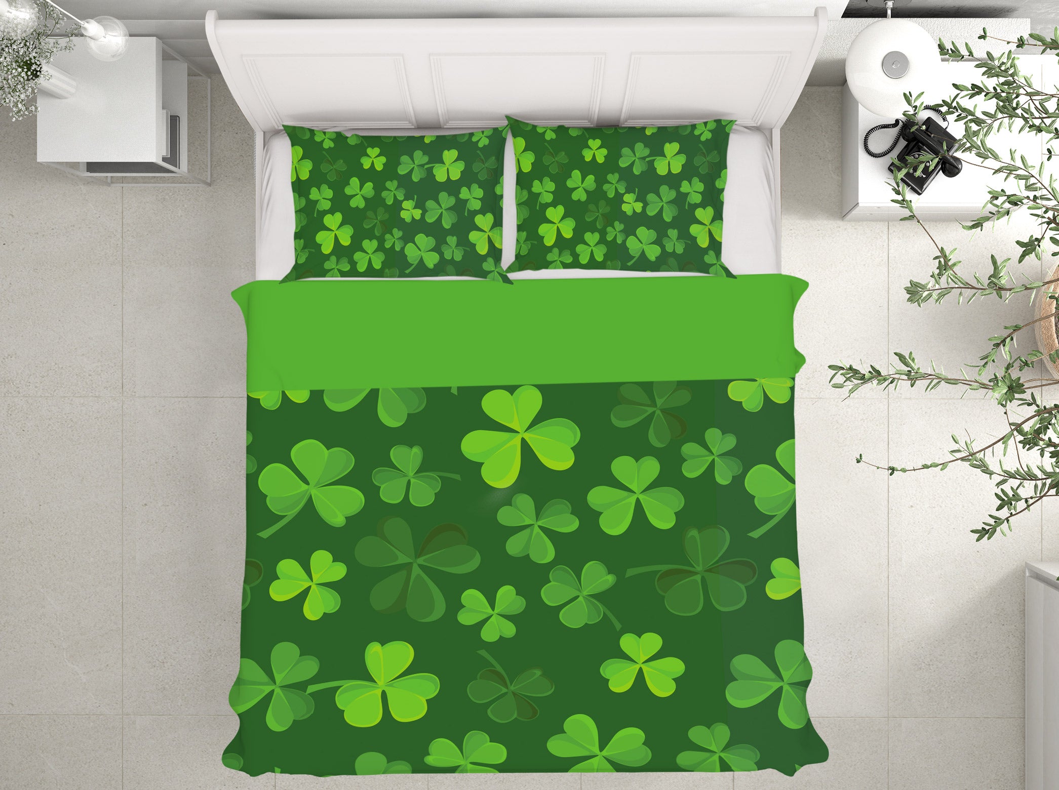 3D Clover 13163 Bed Pillowcases Quilt