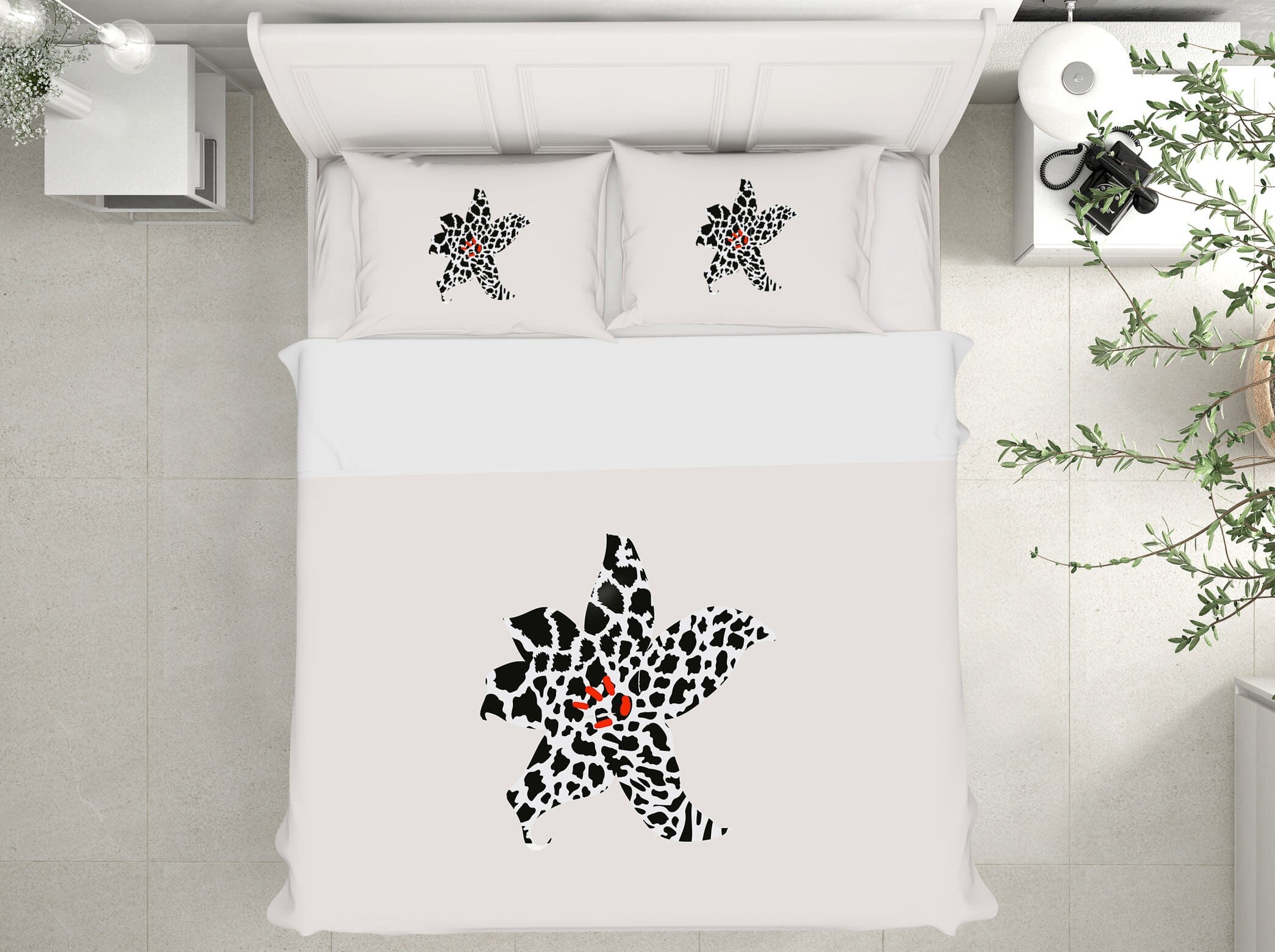 3D Zebra Blossom 247 Boris Draschoff Bedding Bed Pillowcases Quilt Quiet Covers AJ Creativity Home
